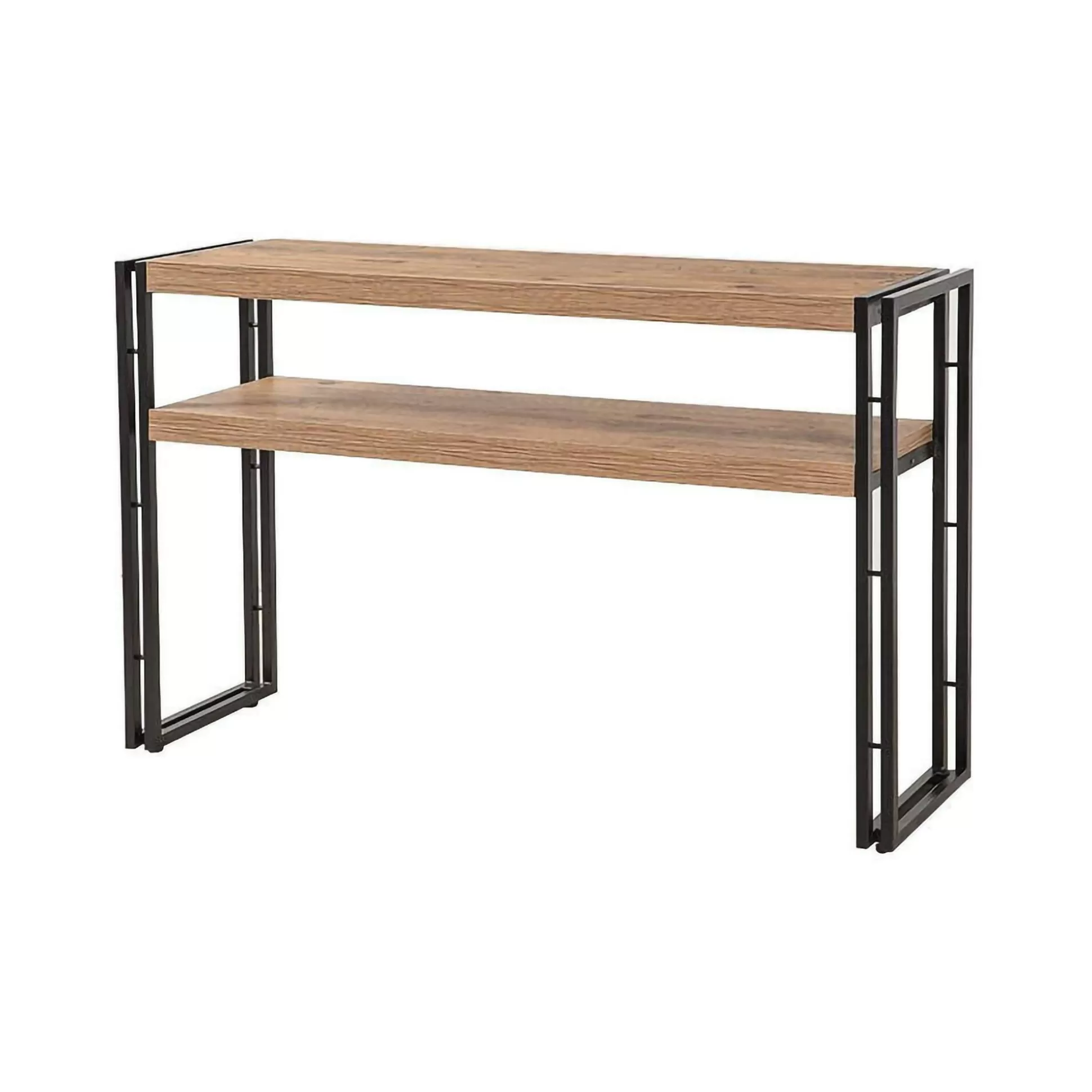 Dmora Consolle<Consolle Basilicata, 140x35h80 cm, Quercia e Nero