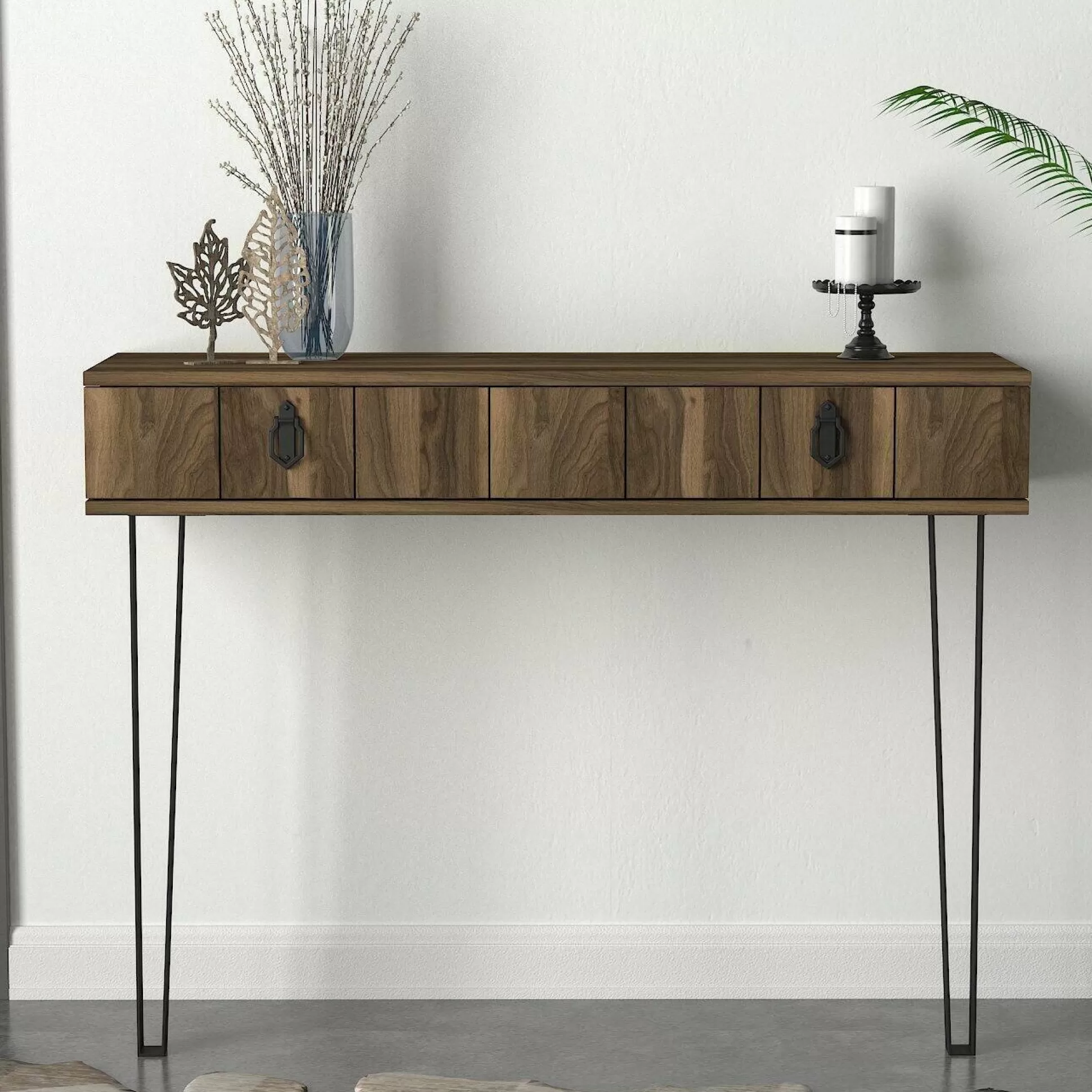 Dmora Consolle<Consolle Erick, 120x36 h90 cm,