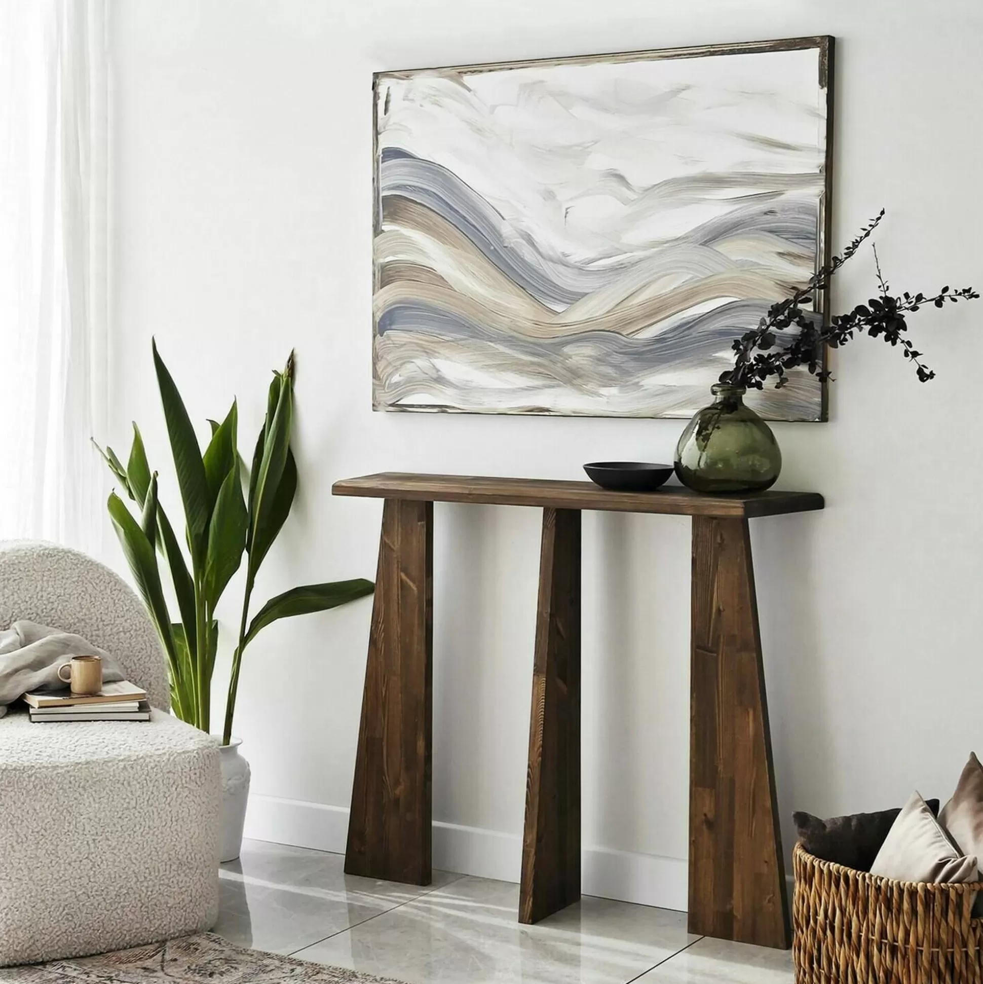 Dmora Consolle<Consolle TomoeGozen, 100x28h83 cm,