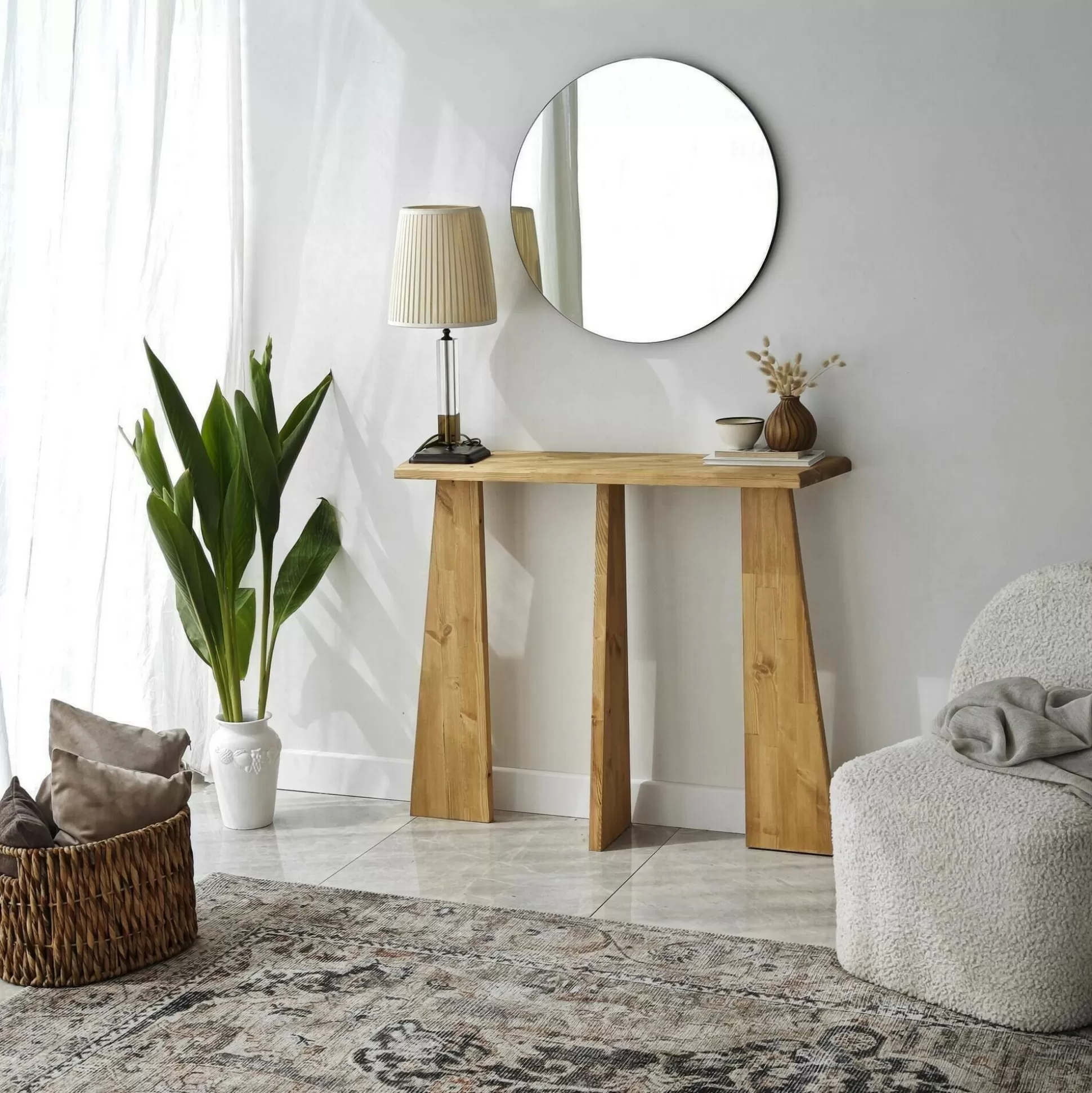 Dmora Consolle<Consolle TomoeGozen, 100x28h83 cm,