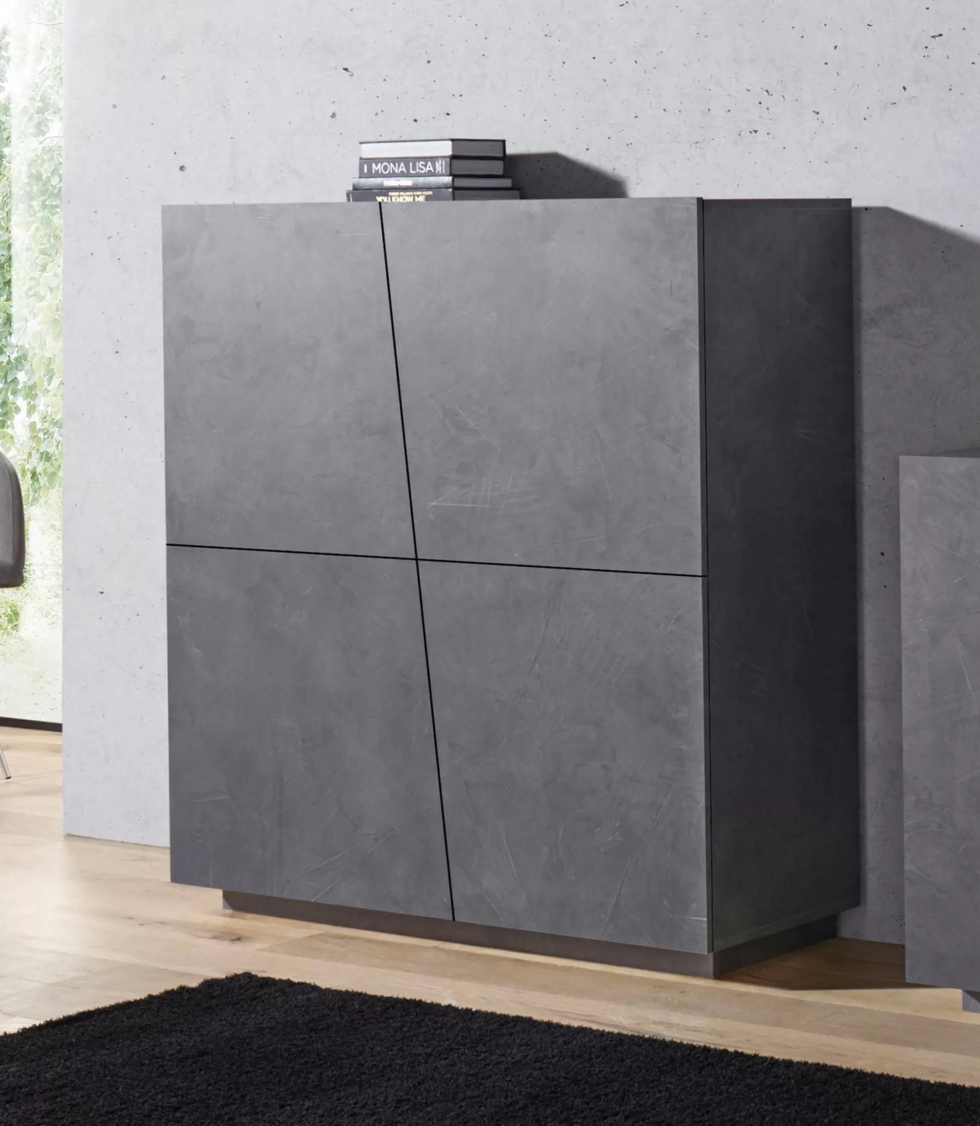 Dmora Credenze<Credenza Abbabbau, cm 120x43h126,