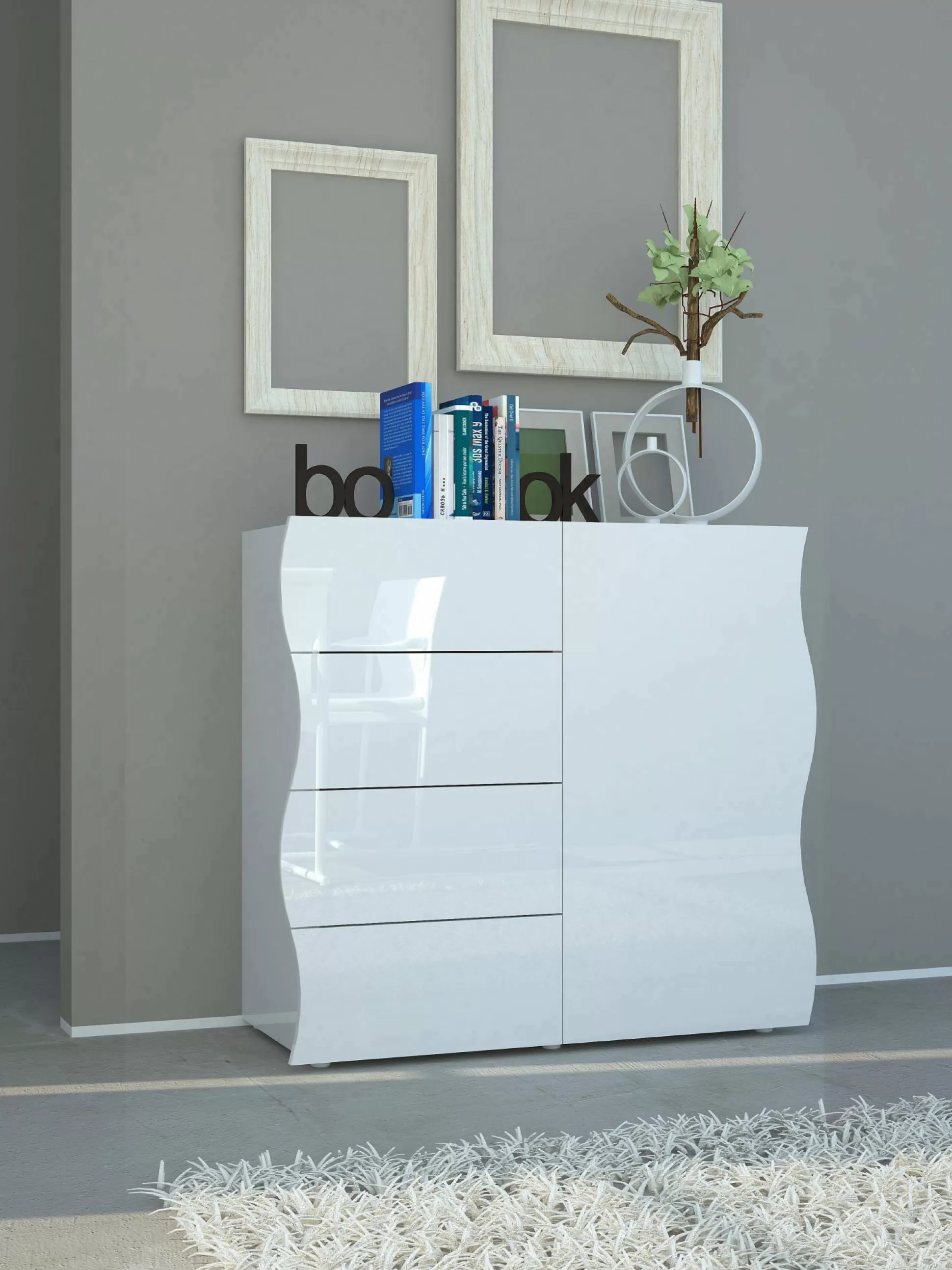 Dmora Credenze<Credenza Abig, cm 90x40h81,