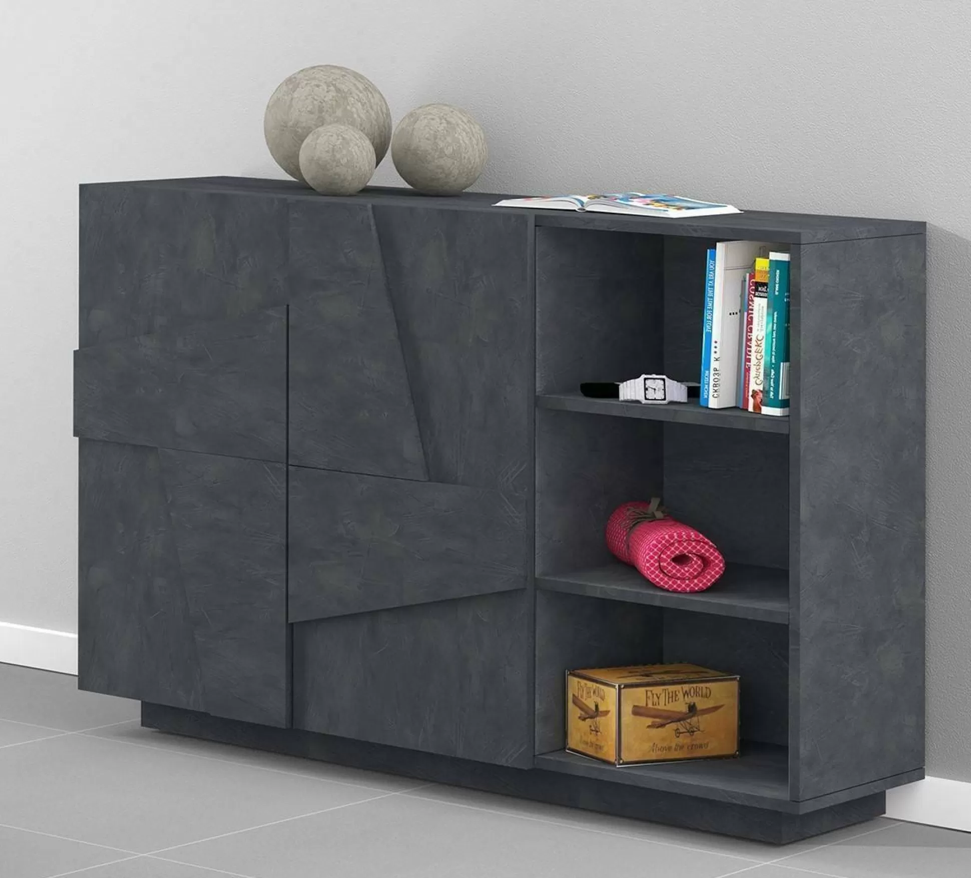 Dmora Credenze<Credenza Acab, cm 121x38h86,