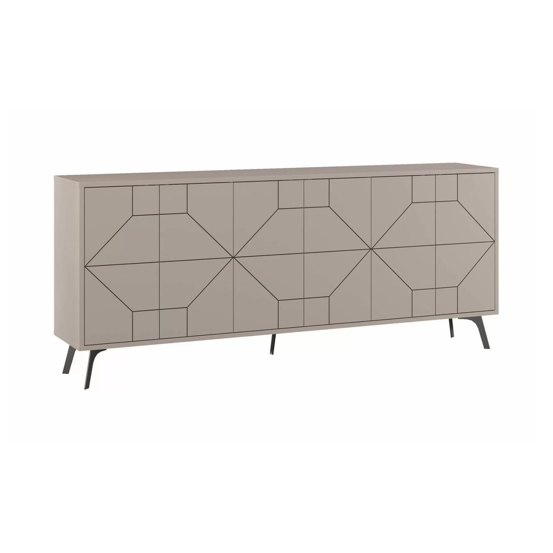 Dmora Credenze<Credenza Africo, 184x35h77 cm,