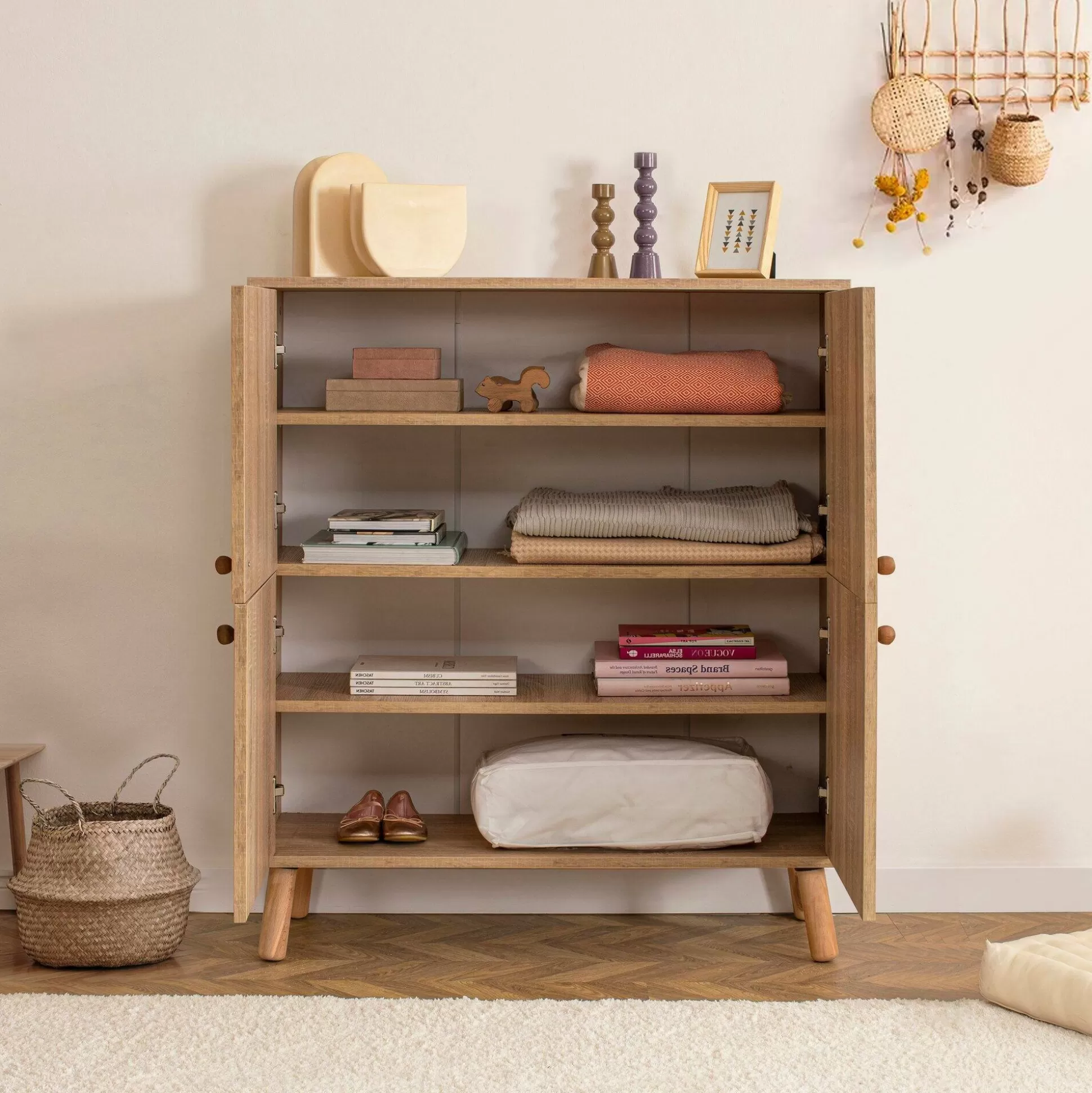 Dmora Credenze<Credenza Agyemang, 95x36h111 cm,