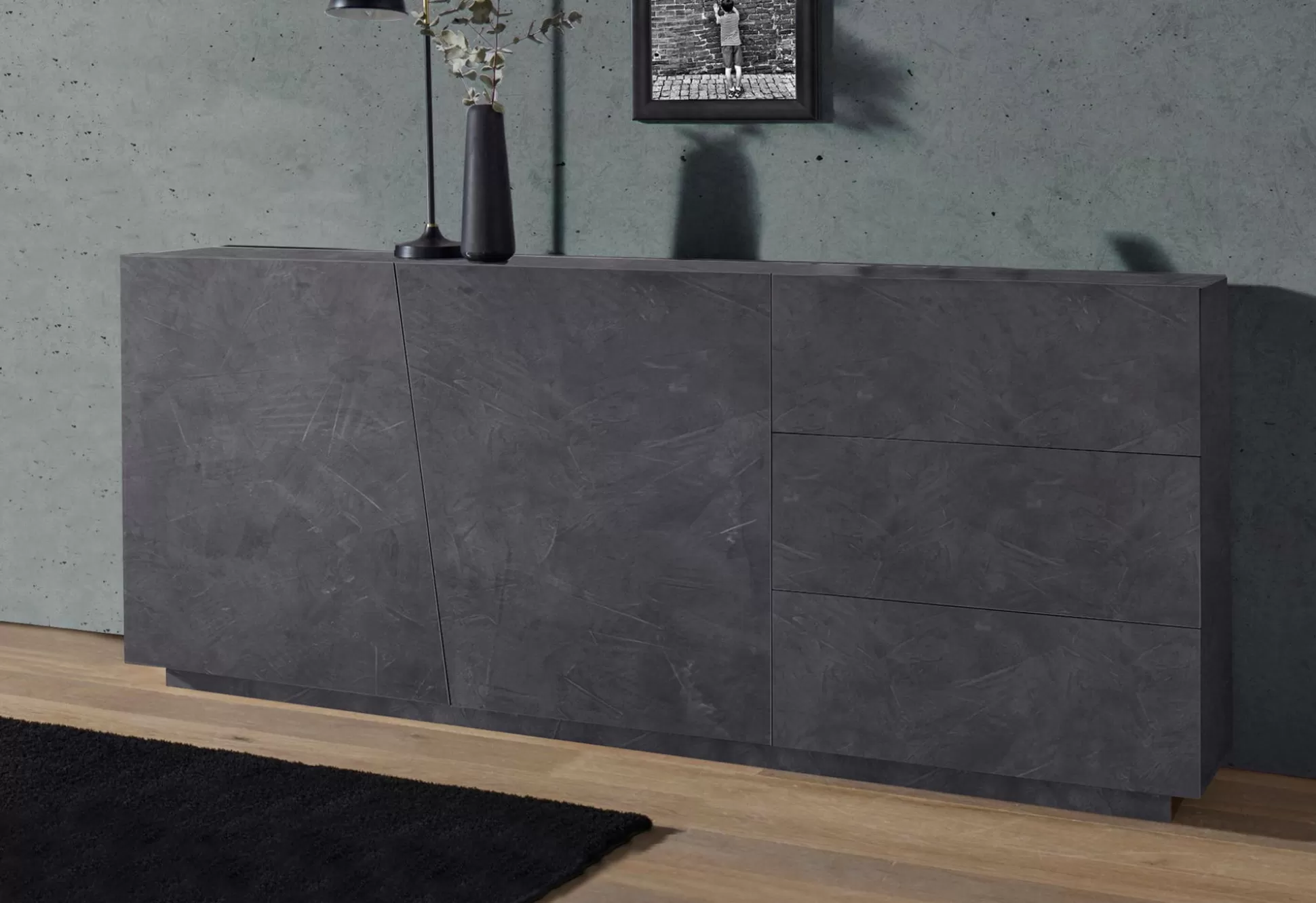 Dmora Credenze<Credenza Ariet, cm 180x43h86,