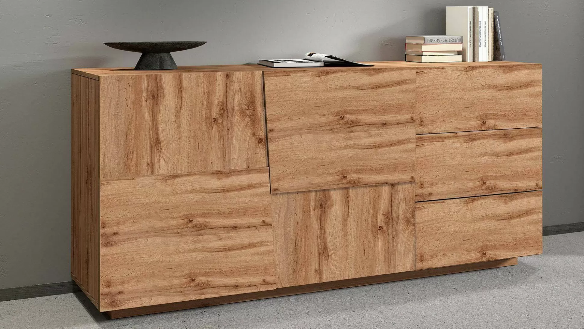Dmora Credenze<Credenza Avelignese, 180x44h86 cm,