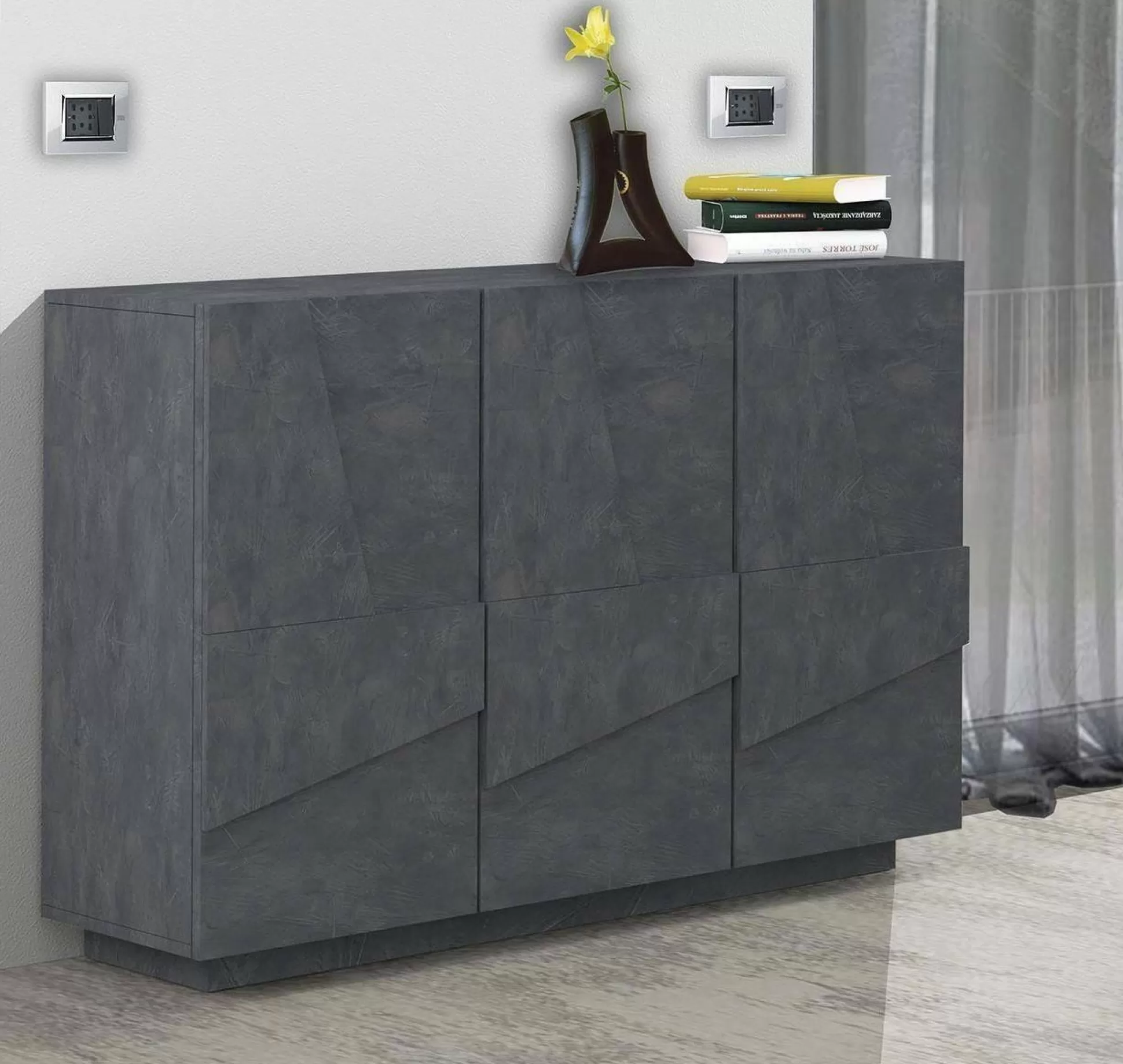 Dmora Credenze<Credenza Axl, cm 121x38h86,
