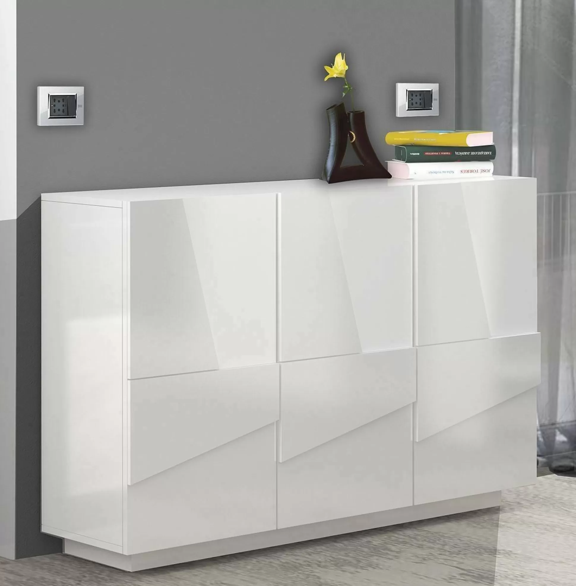 Dmora Credenze<Credenza Axl, cm 121x38h86,