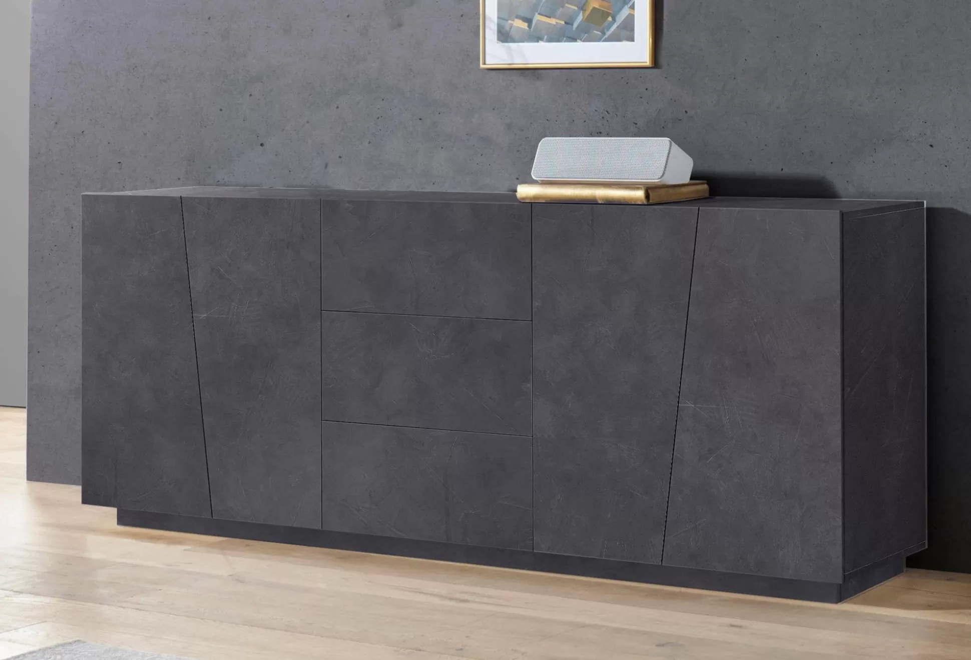 Dmora Credenze<Credenza Ayrton, cm 220x43h86,