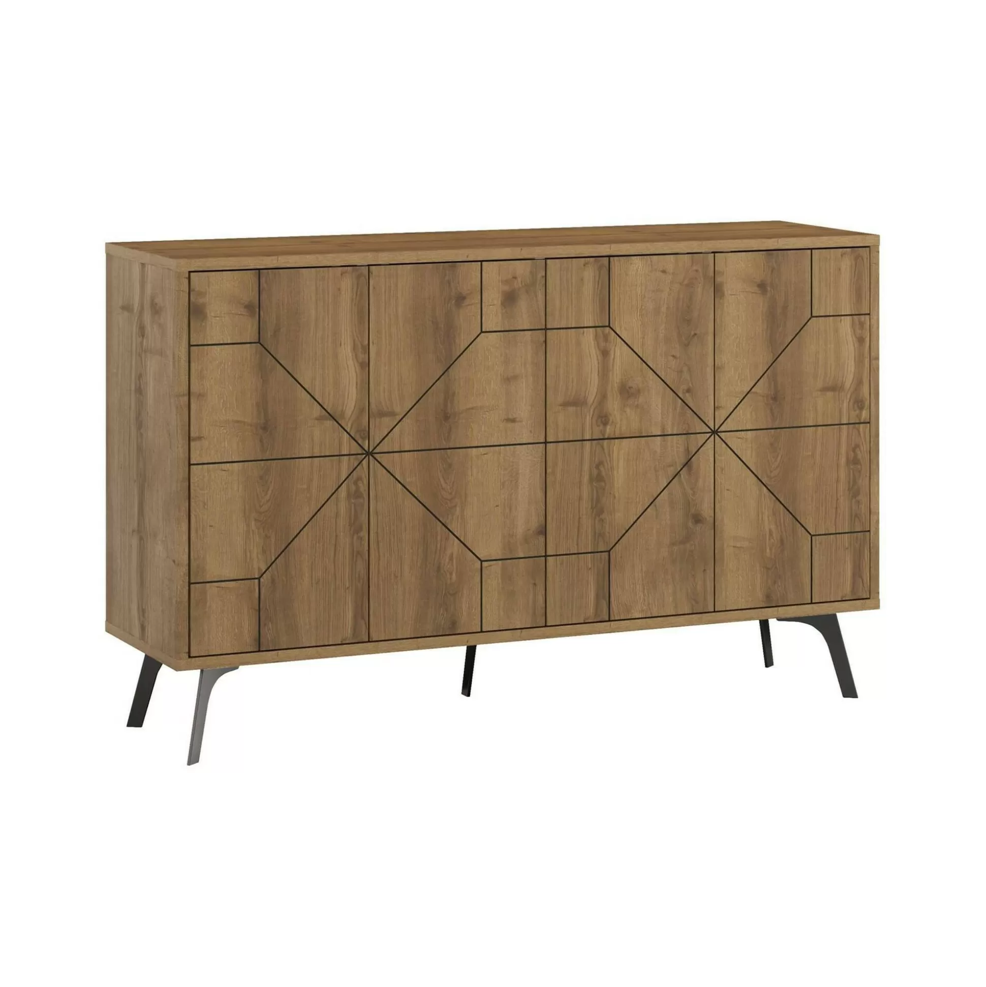 Dmora Credenze<Credenza Brunale, 123x35h77 cm,