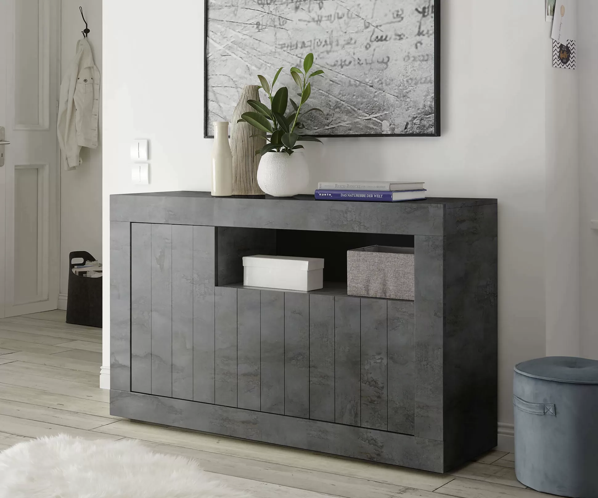 Dmora Credenze<Credenza Diguodal, 138x42 h86 cm,