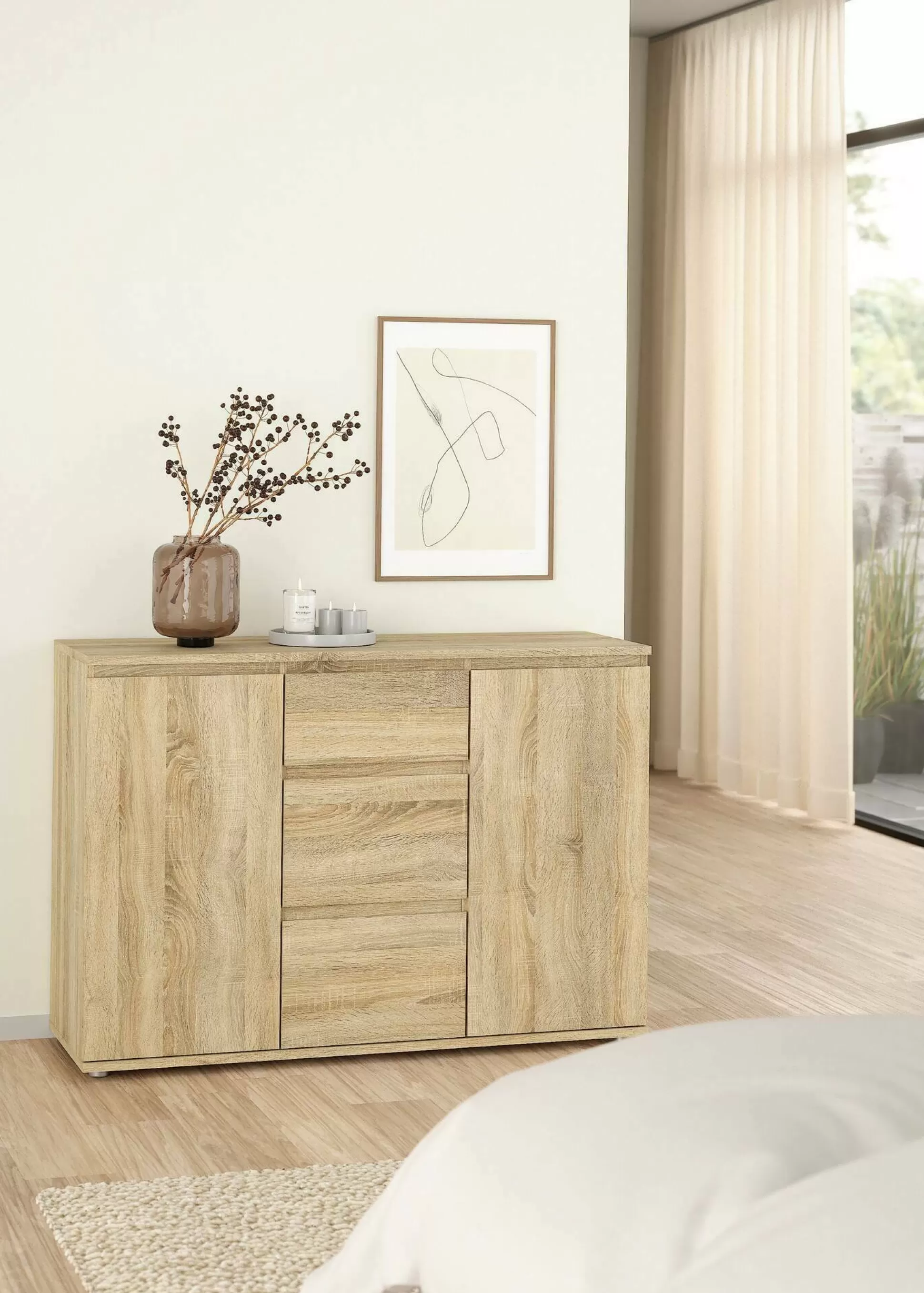 Dmora Credenze<Credenza Dsaltutt, 119x40 h84 cm,