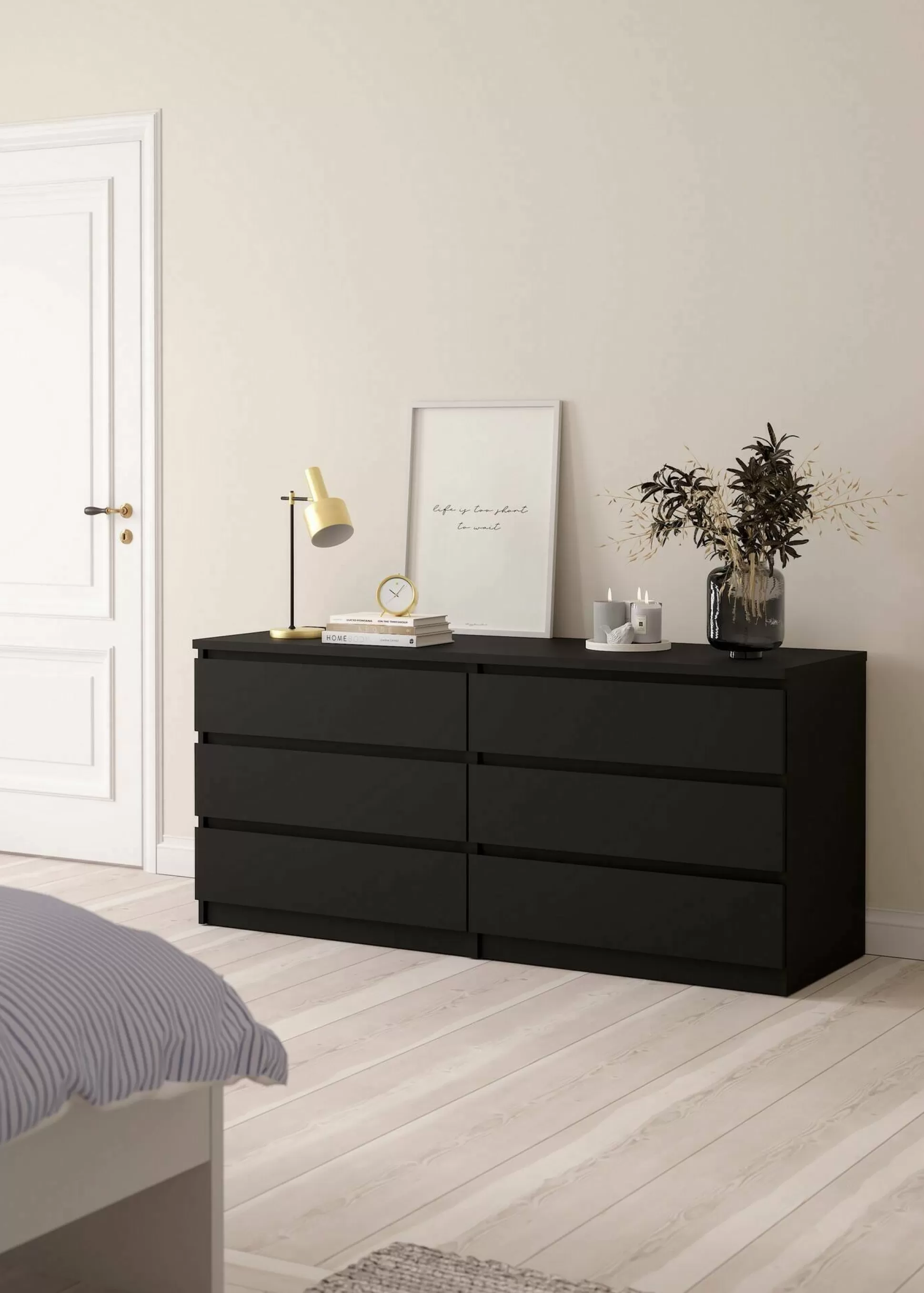 Dmora Credenze<Credenza Dsanog, 50x154 h70 cm,