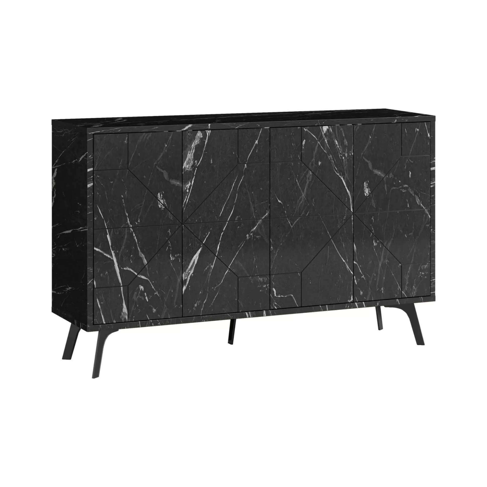 Dmora Credenze<Credenza Earl, 123x35 h77 cm,