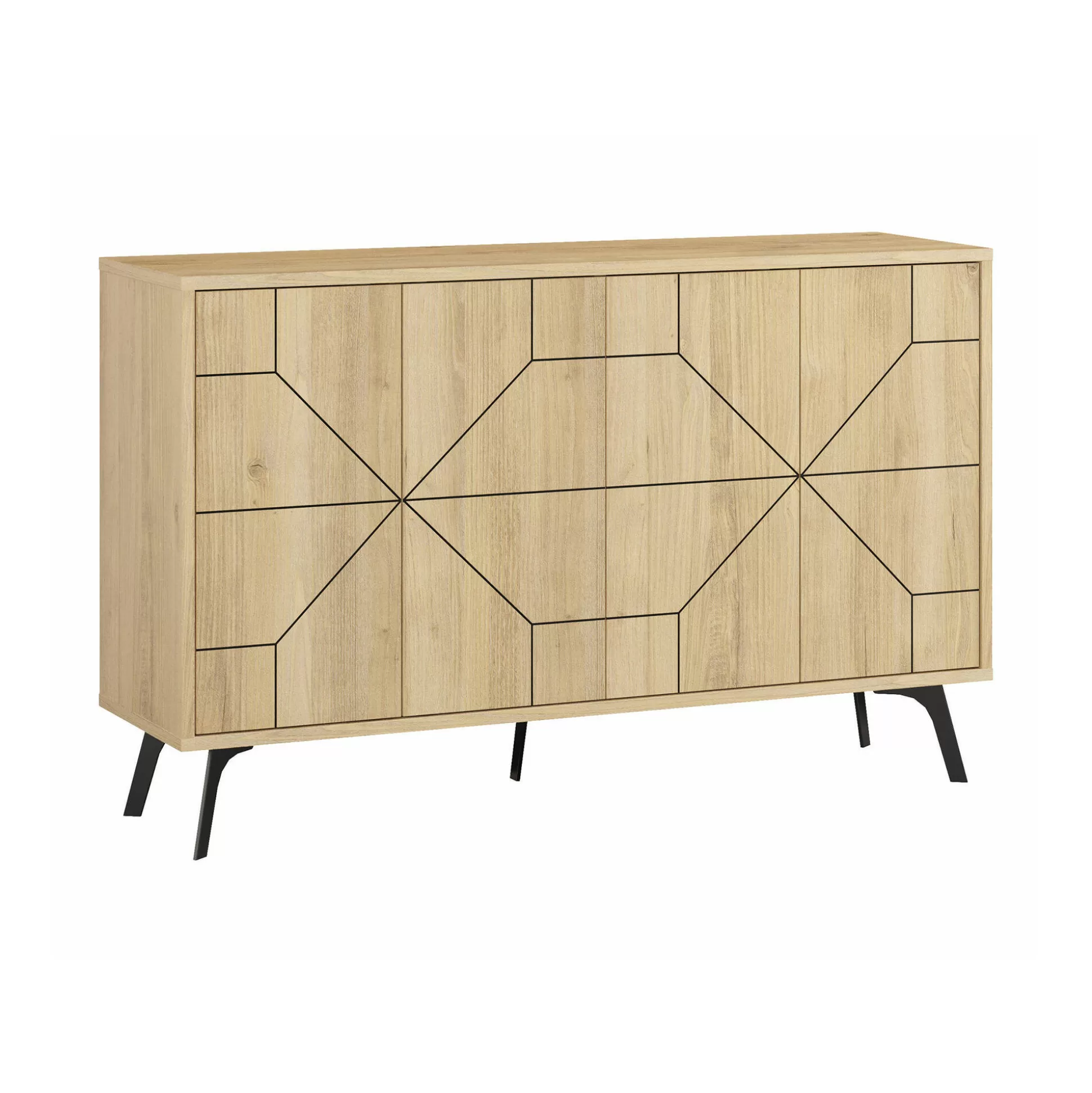 Dmora Credenze<Credenza Earl, 123x35 h62 cm,