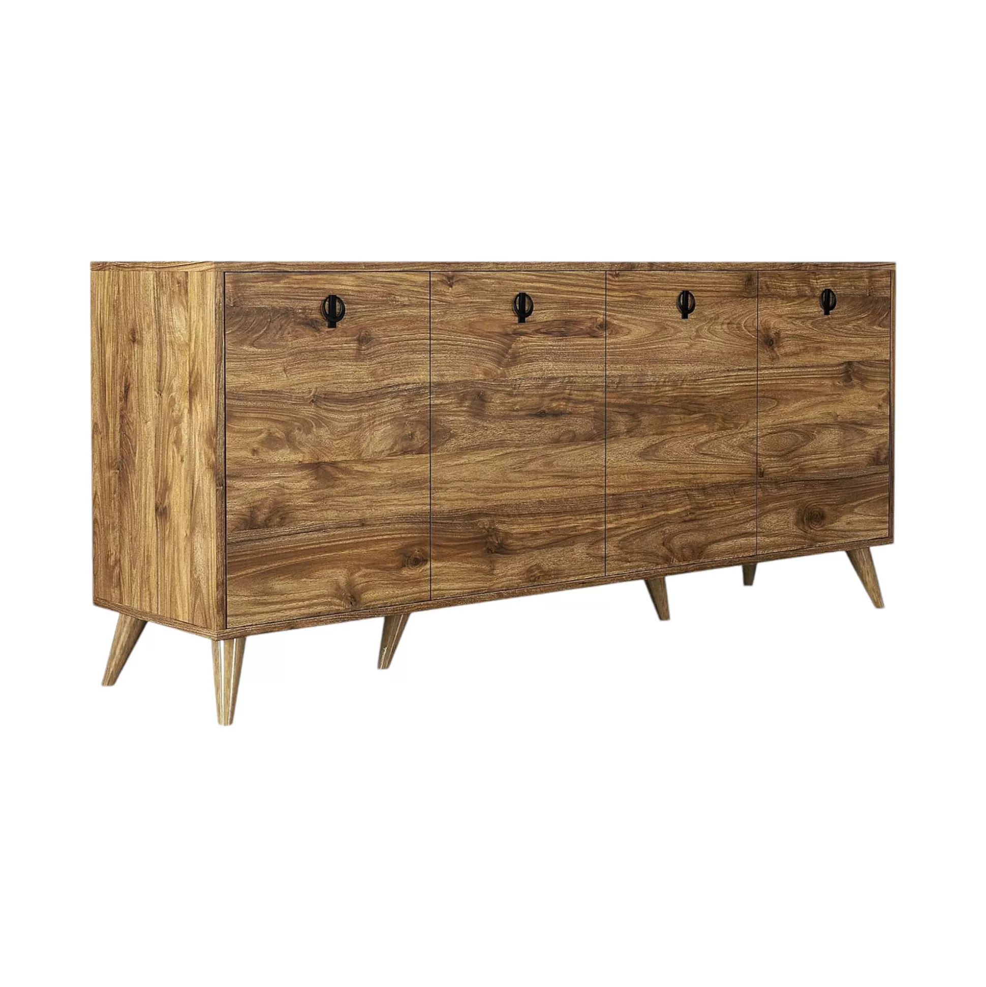 Dmora Credenze<Credenza Ernie, 180x45 h80 cm,