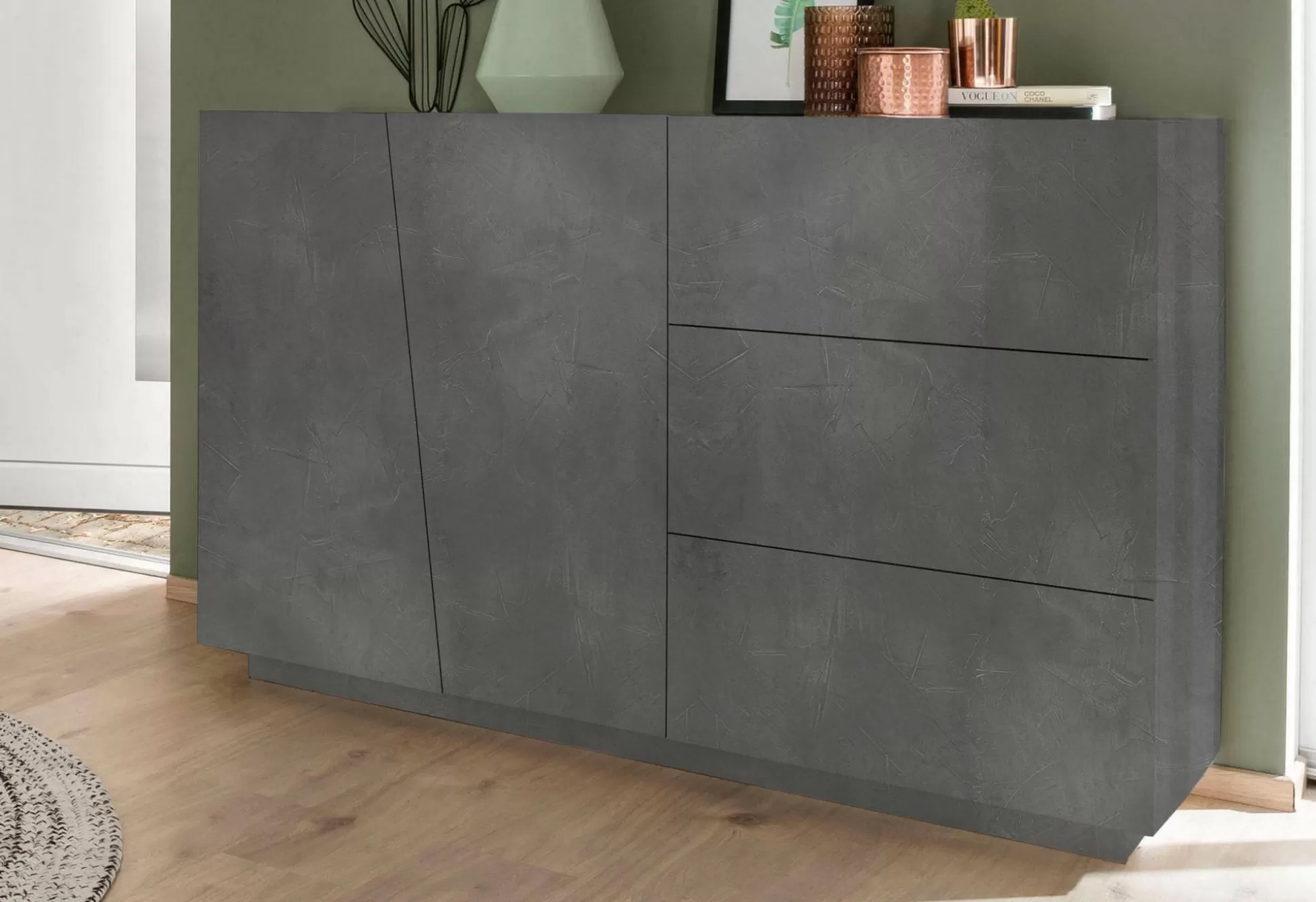 Dmora Credenze<Credenza Favonio, cm 141x43h86,