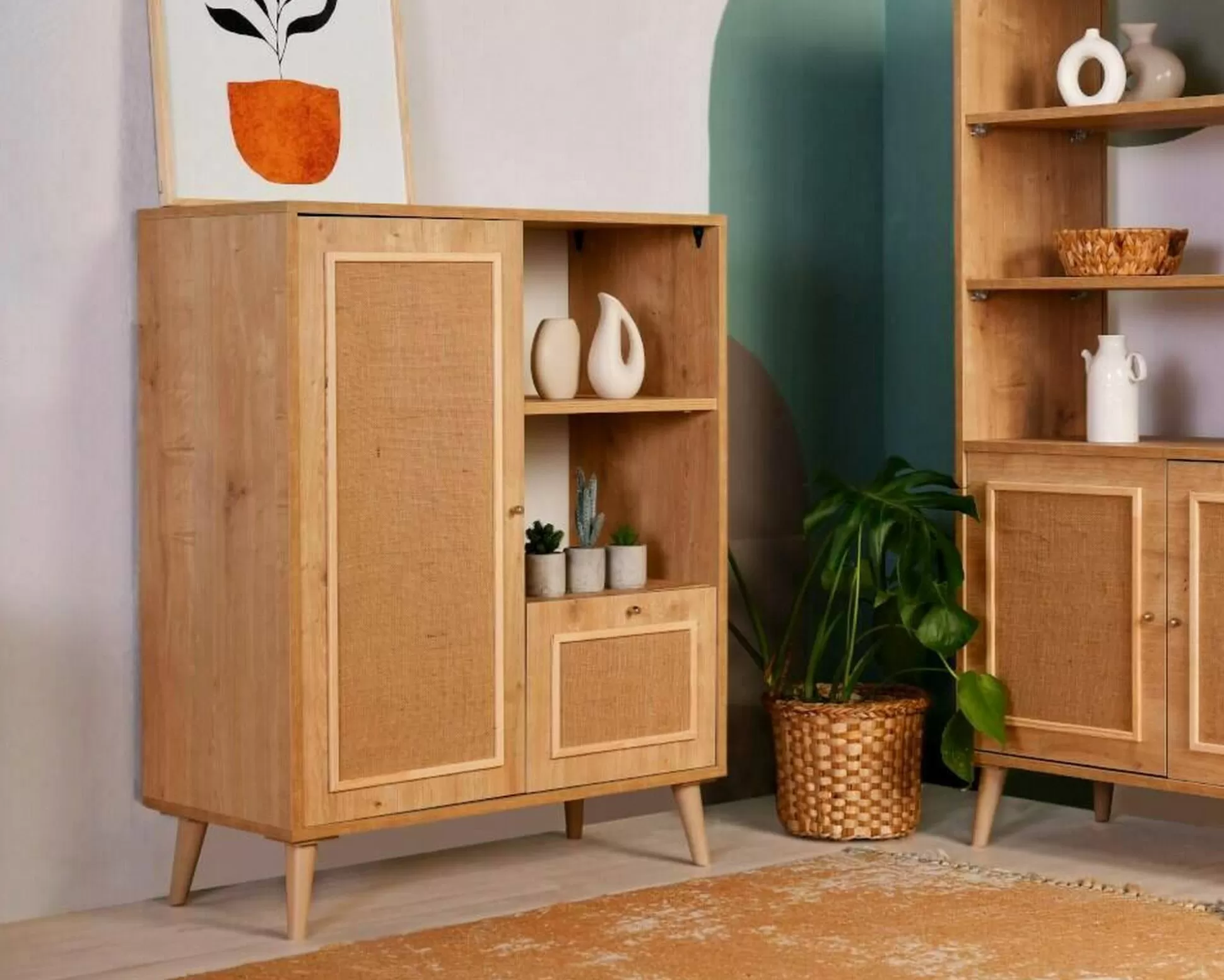 Dmora Credenze<Credenza Jingu, 90x40h110 cm,