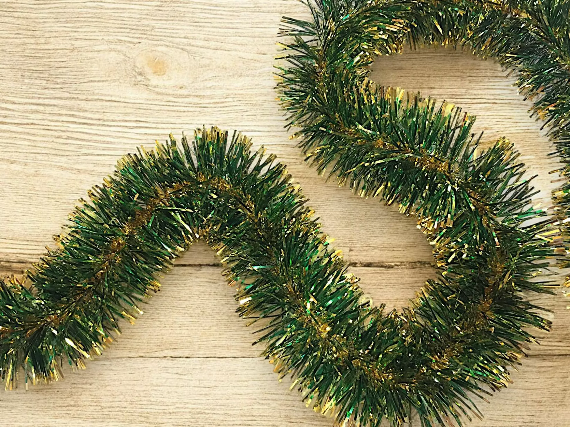 Dmora Decorazioni<Decorazione da Natale Rolly, 1000x7 h7 cm, Verde e Oro