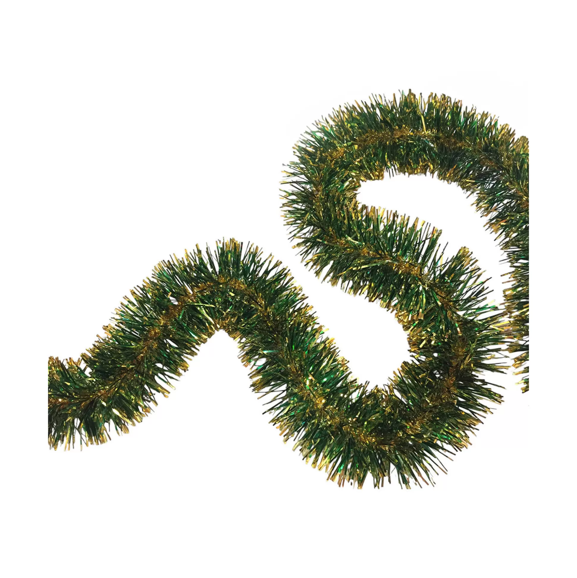 Dmora Decorazioni<Decorazione da Natale Rolly, 1000x7 h7 cm, Verde e Oro