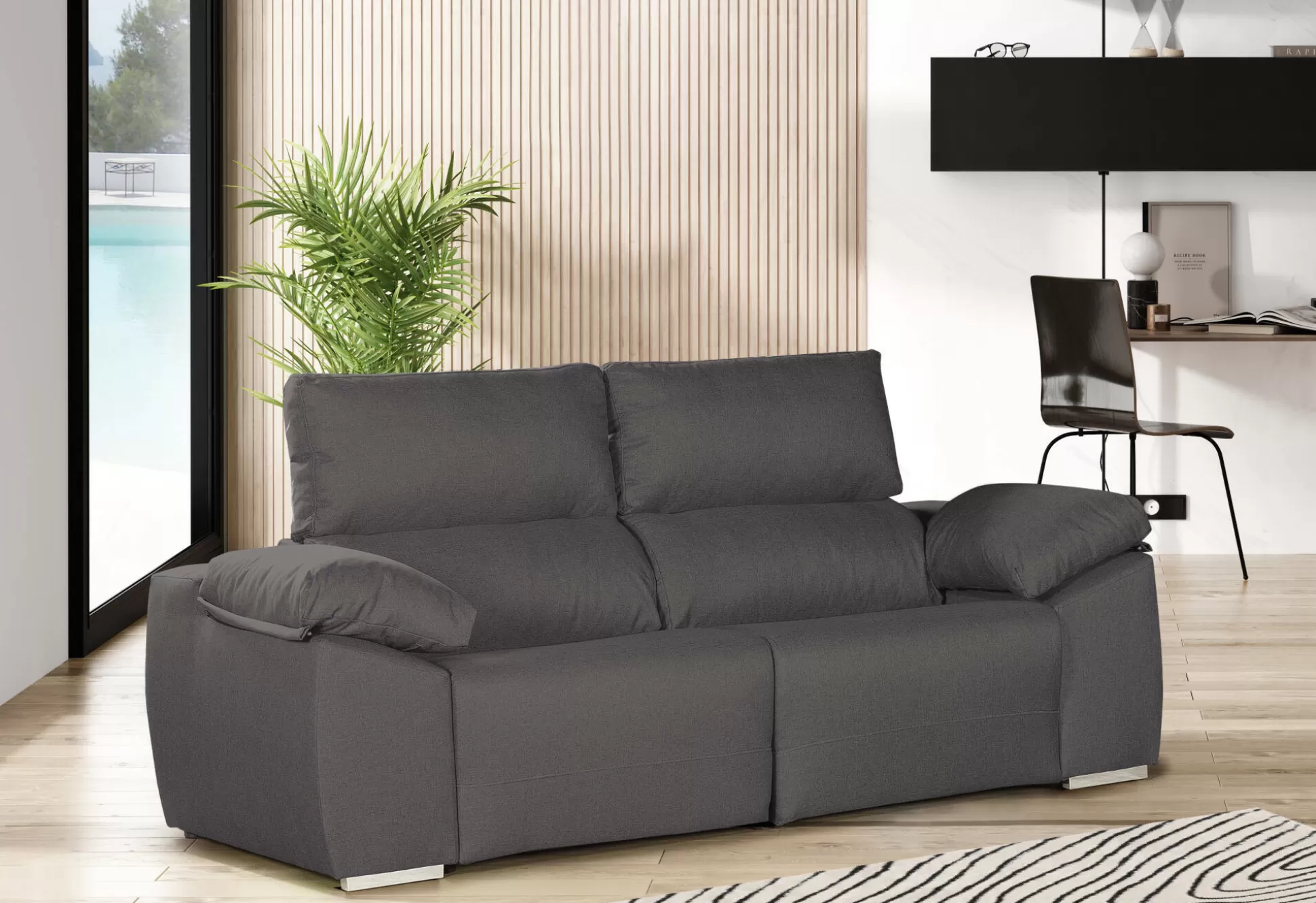 Dmora Divani Fissi 2 Posti<Divano fisso 2 posti Astrice, 160x100h100 cm,