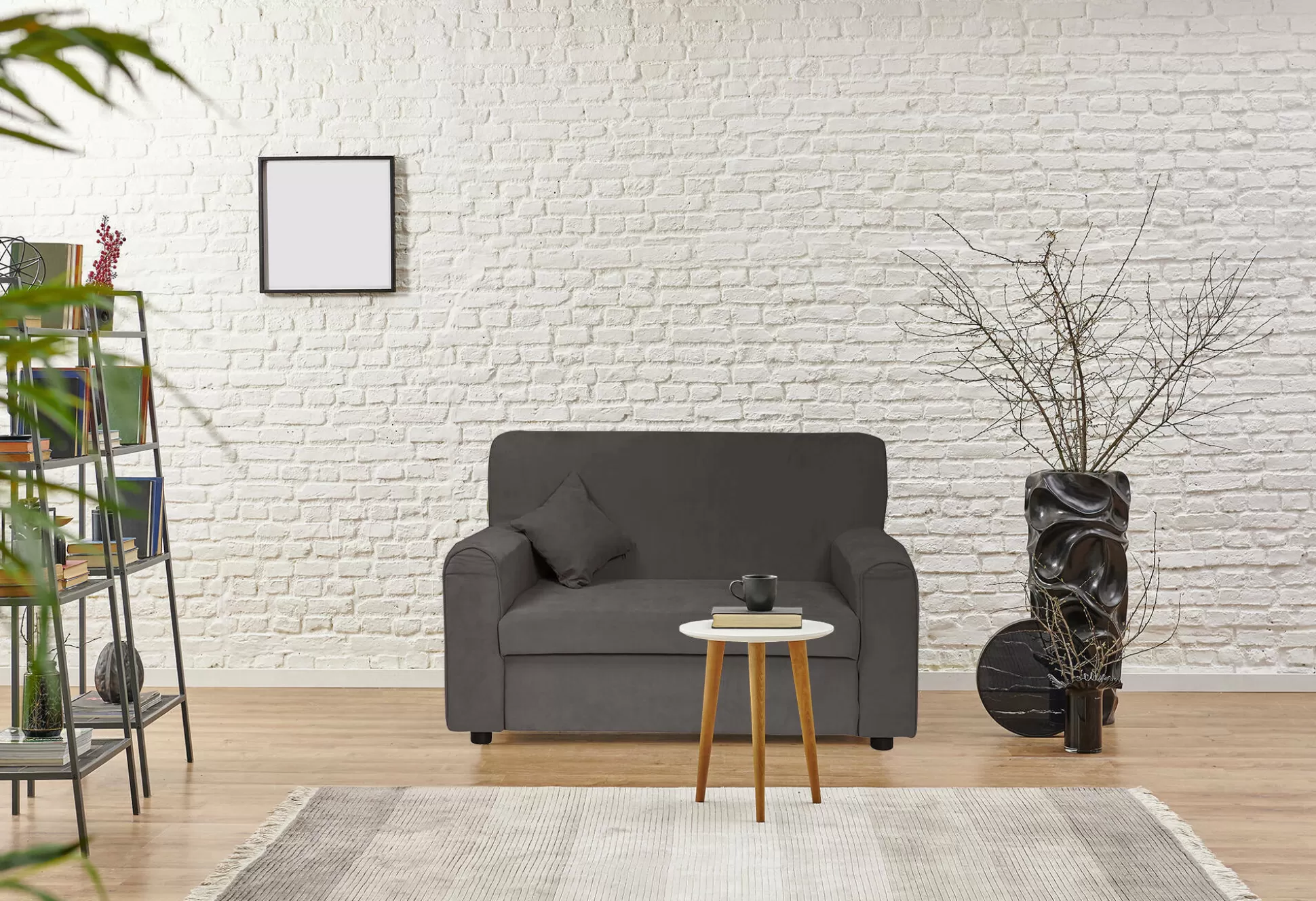 Dmora Divani Fissi 2 Posti<Divano fisso 2 posti Dpasteu, 125x73h85 cm,