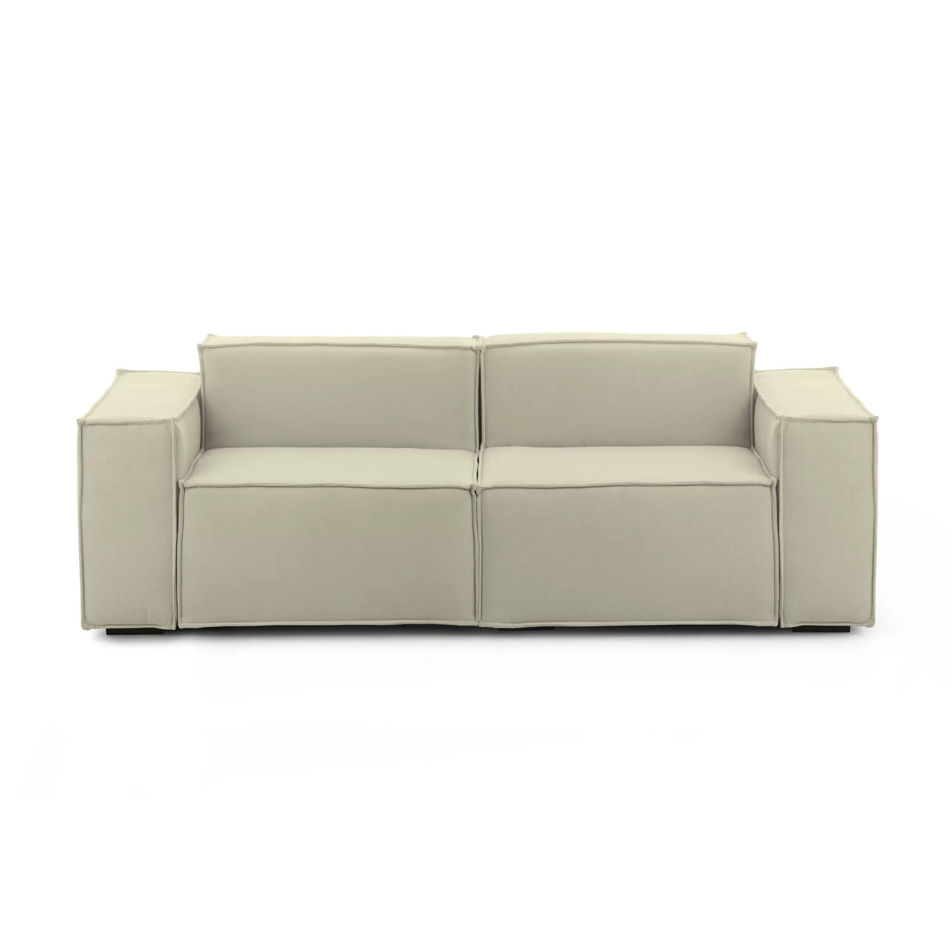 Dmora Divani Fissi 2 Posti<Divano fisso 2 posti Lepidolite, Cm 220x95h70,