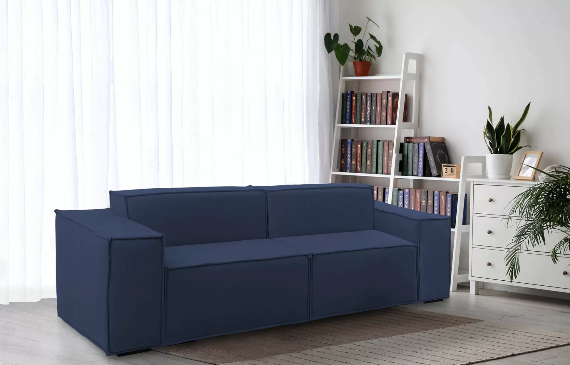 Dmora Divani Fissi 2 Posti<Divano fisso 2 posti Lepidolite, Cm 220x95h70,