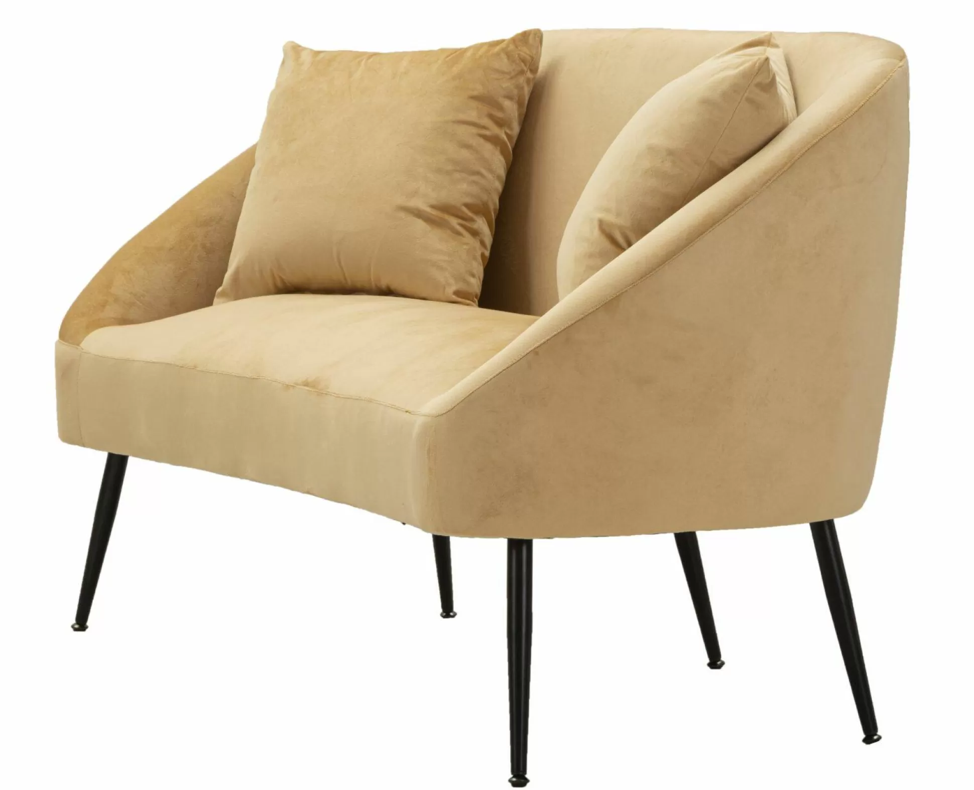 Dmora Divani Fissi 2 Posti<Divano fisso 2 posti Pittari, 137x69 h79 cm, Marrone e Nero