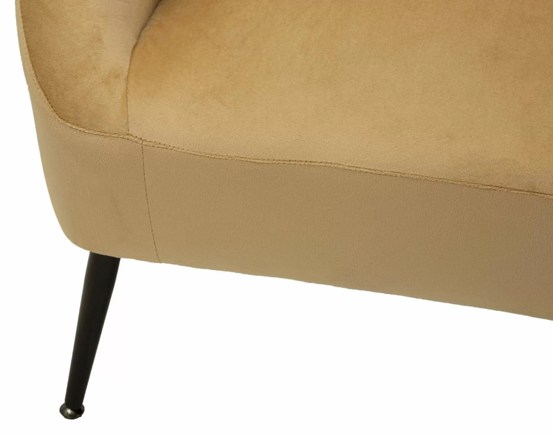 Dmora Divani Fissi 2 Posti<Divano fisso 2 posti Pittari, 137x69 h79 cm, Marrone e Nero