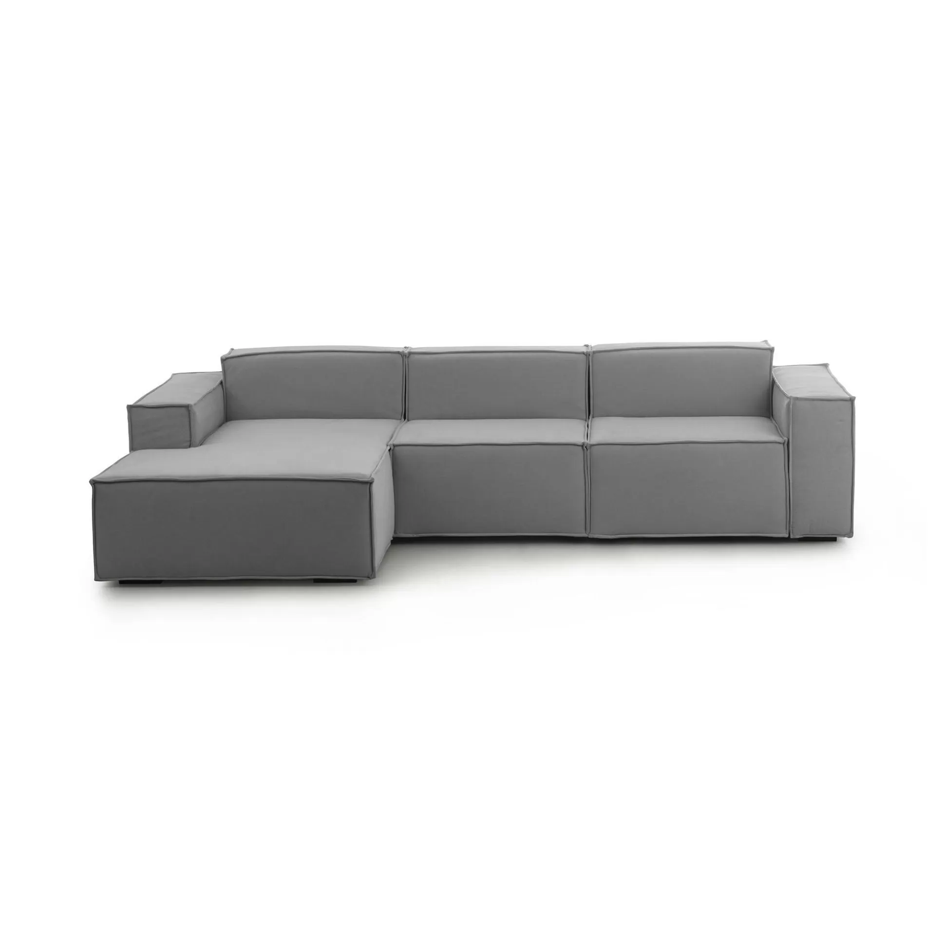 Dmora Divani Fissi Con Penisola<Divano fisso con penisola Alganibra, Cm 300x170h70,
