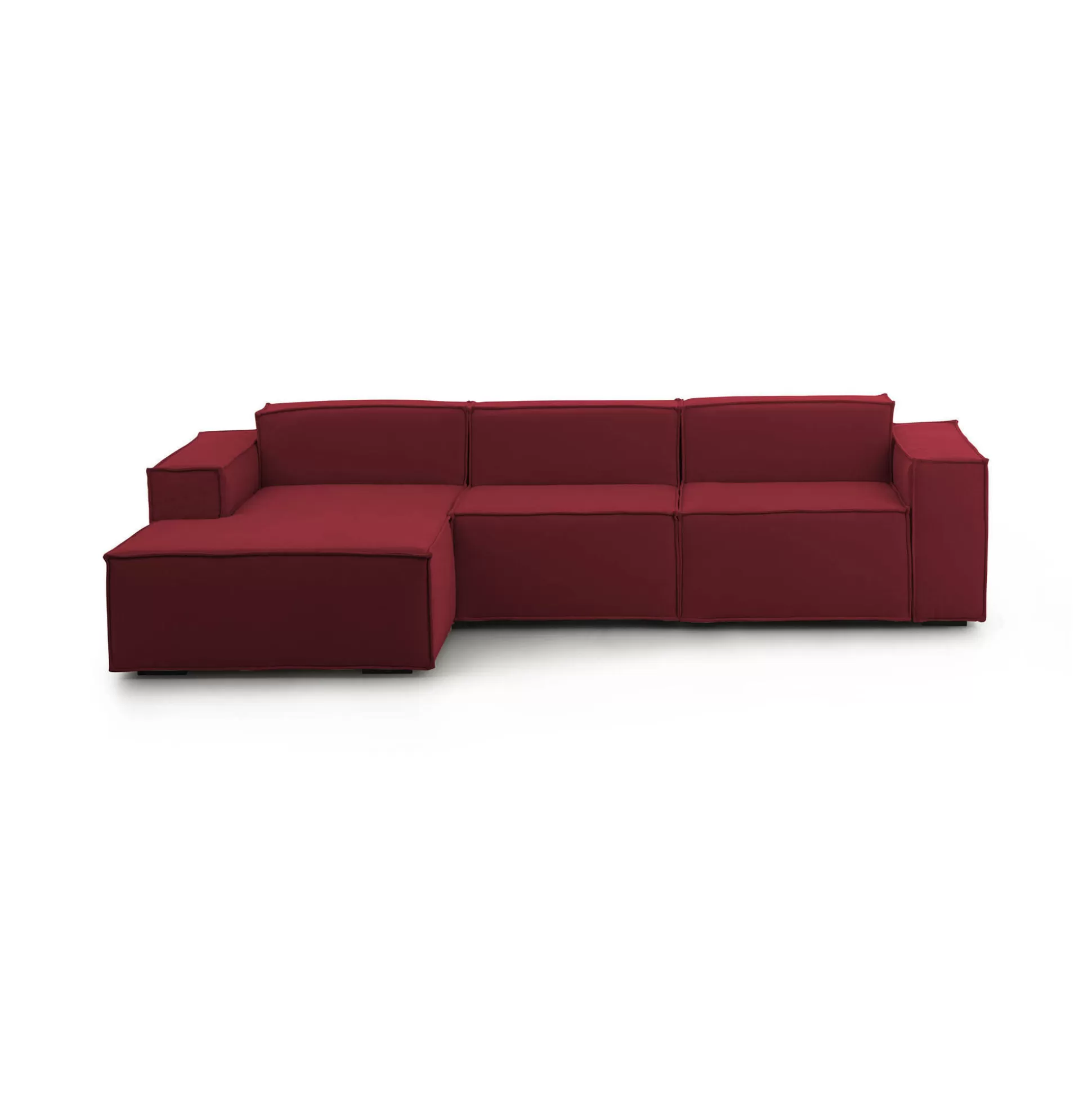Dmora Divani Fissi Con Penisola<Divano fisso con penisola Alganibra, Cm 300x170h70,