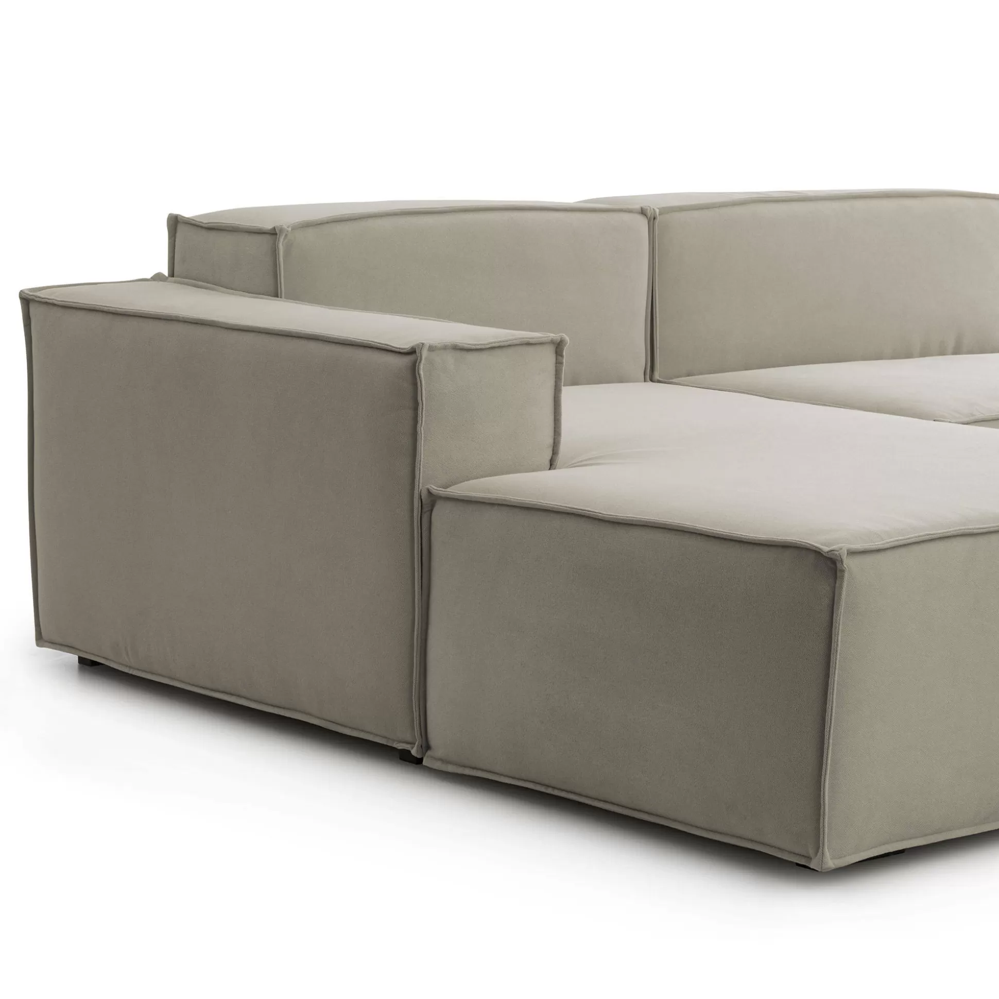 Dmora Divani Fissi Con Penisola<Divano fisso con penisola Alhoa, Cm 220x170h70,