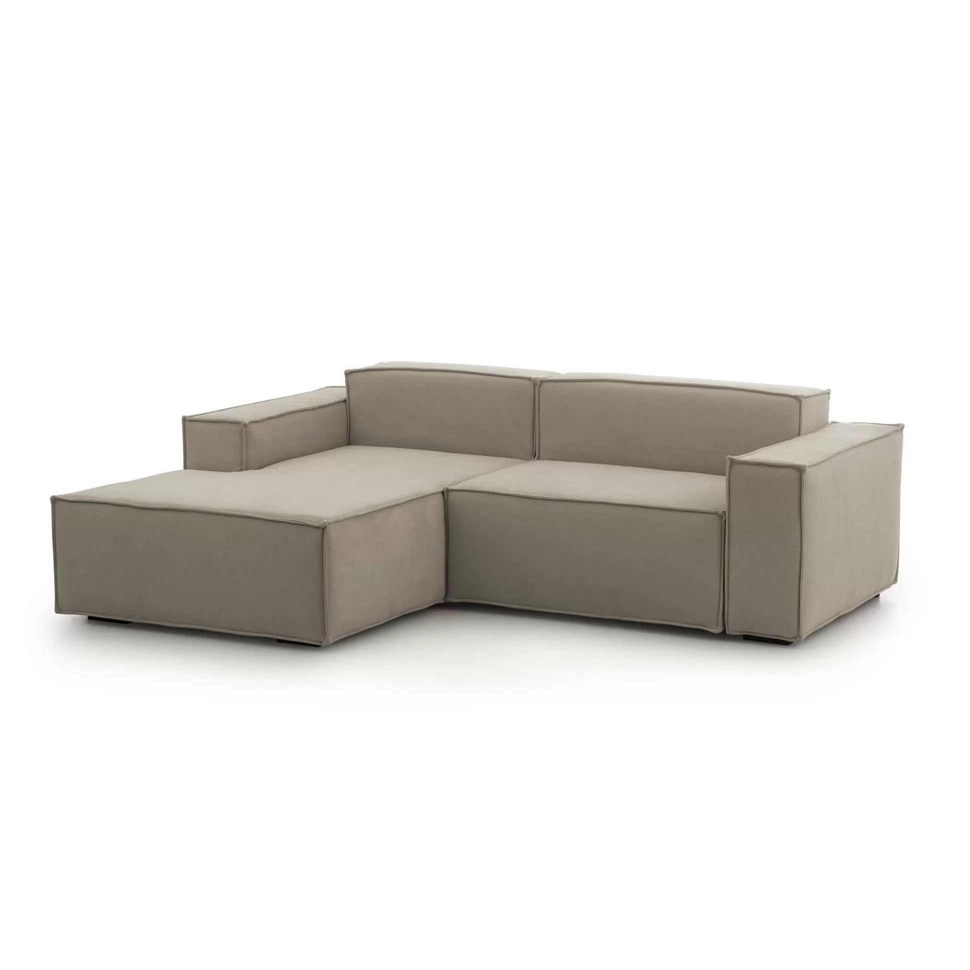 Dmora Divani Fissi Con Penisola<Divano fisso con penisola Alhoa, Cm 220x170h70,