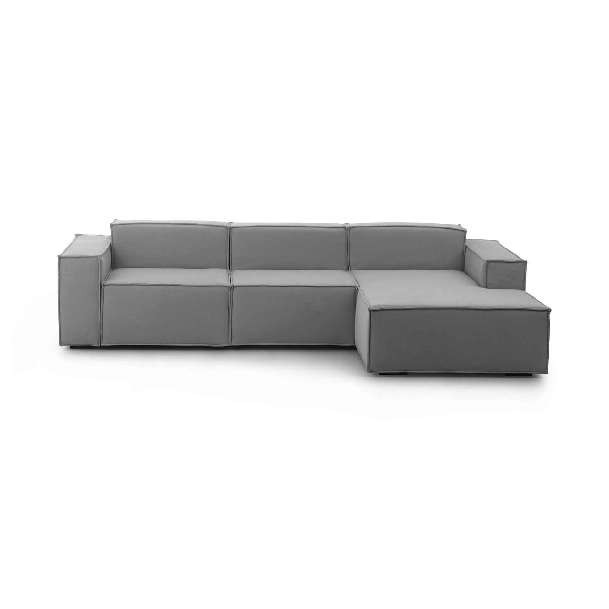 Dmora Divani Fissi Con Penisola<Divano fisso con penisola Ananas, Cm 300x170h70,