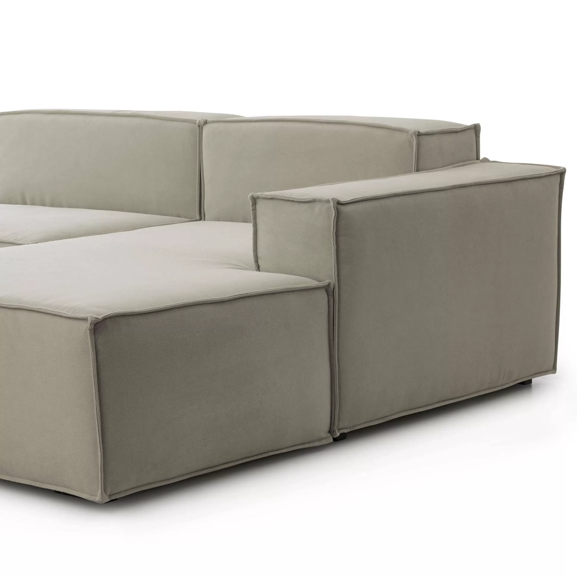 Dmora Divani Fissi Con Penisola<Divano fisso con penisola Ananas, Cm 300x170h70,