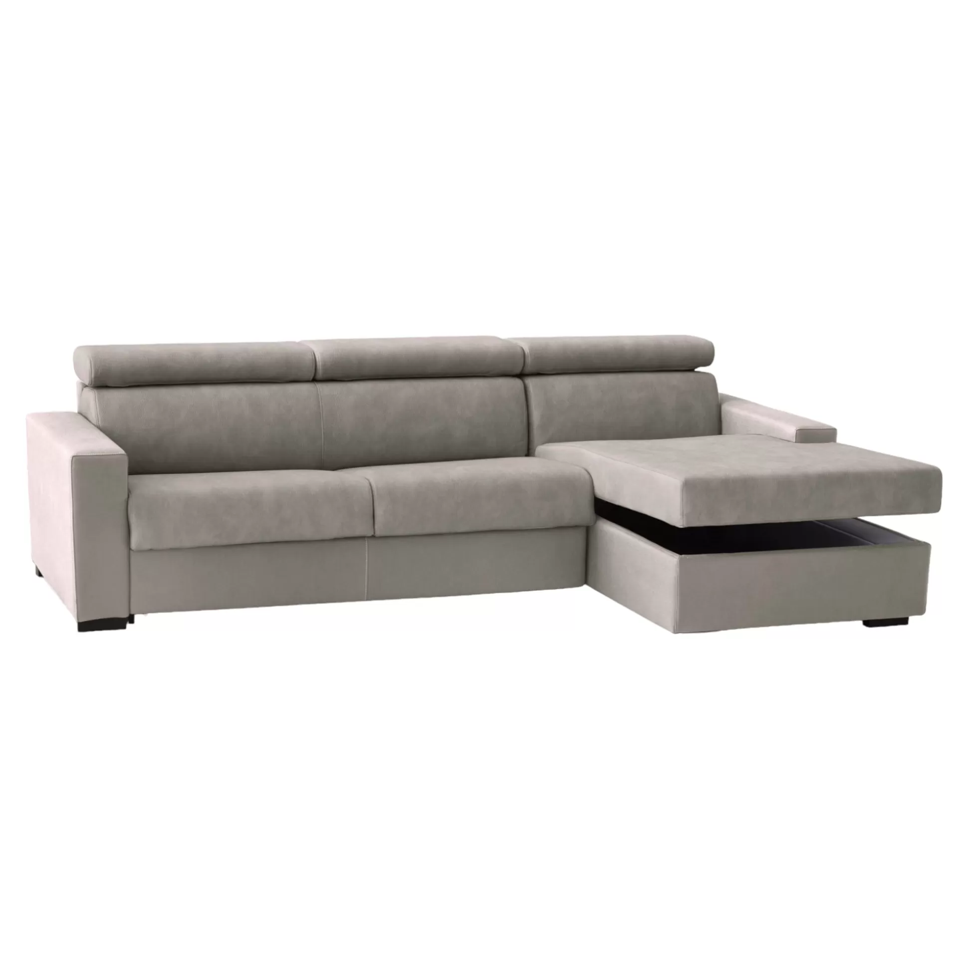 Dmora Divani Fissi Con Penisola<Divano fisso con penisola Angera, Cm 280x95h85,
