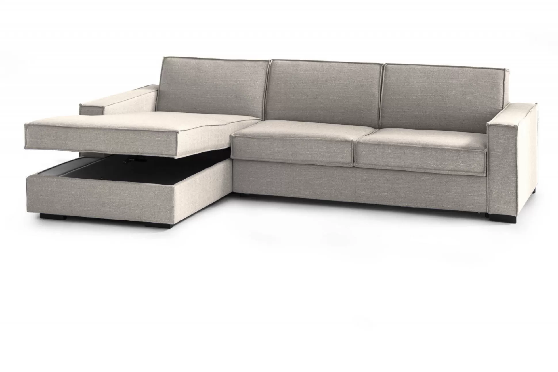 Dmora Divani Fissi Con Penisola<Divano fisso con penisola Anila, Cm 280x95h90,