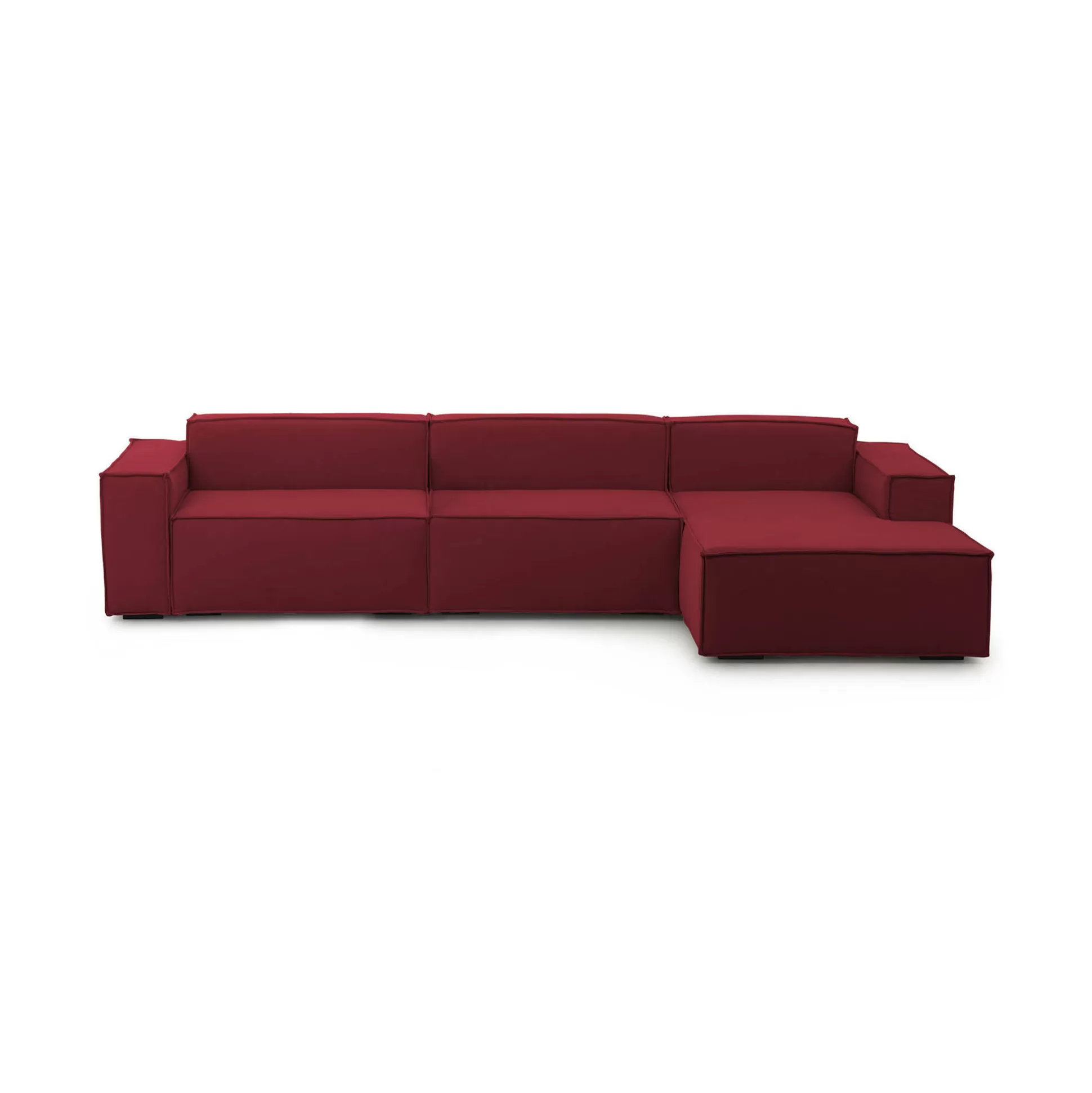 Dmora Divani Fissi Con Penisola<Divano fisso con penisola Asvaldo, Cm 340x170h70,