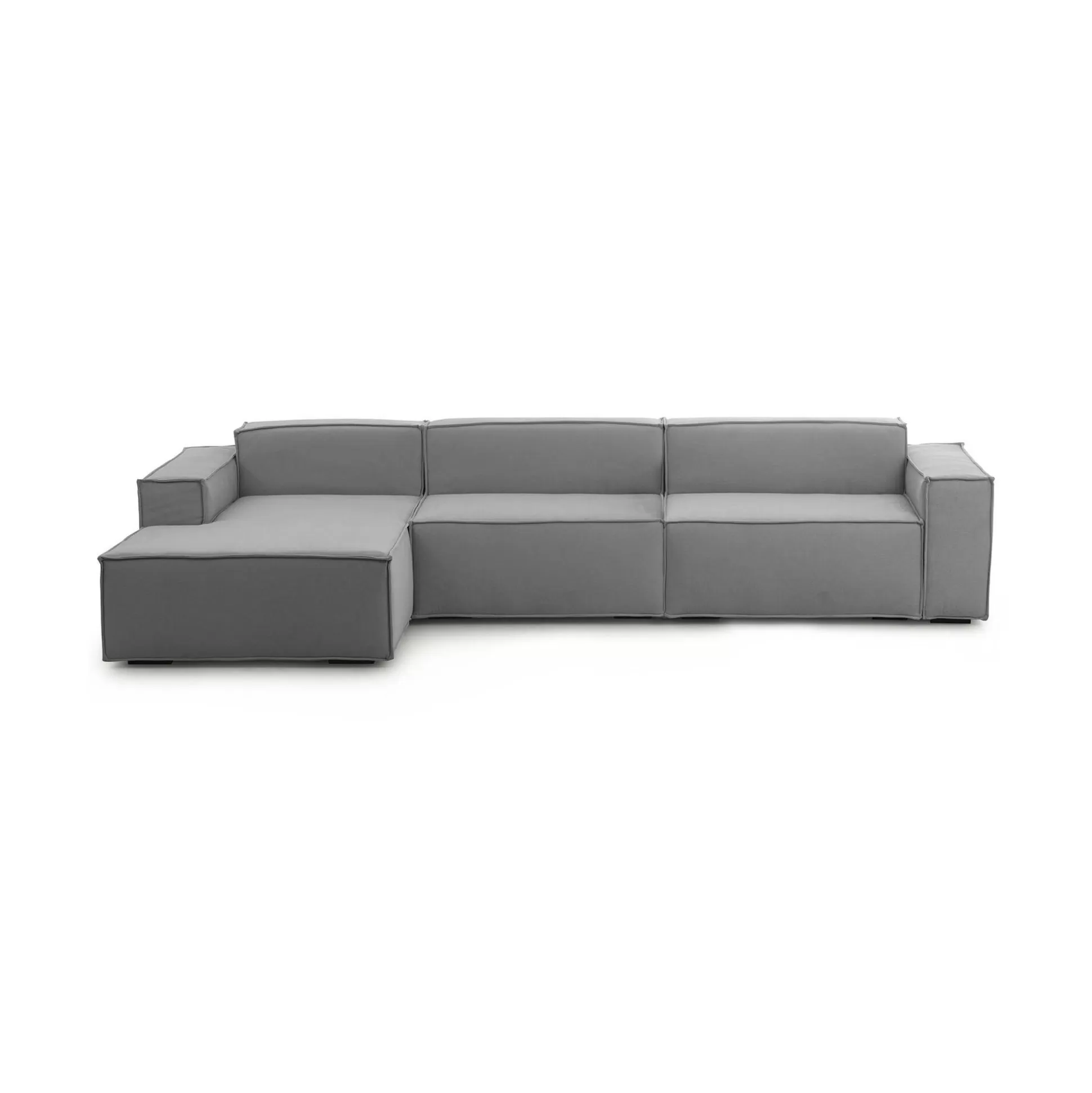 Dmora Divani Fissi Con Penisola<Divano fisso con penisola Atrillo, Cm 340x170h70,