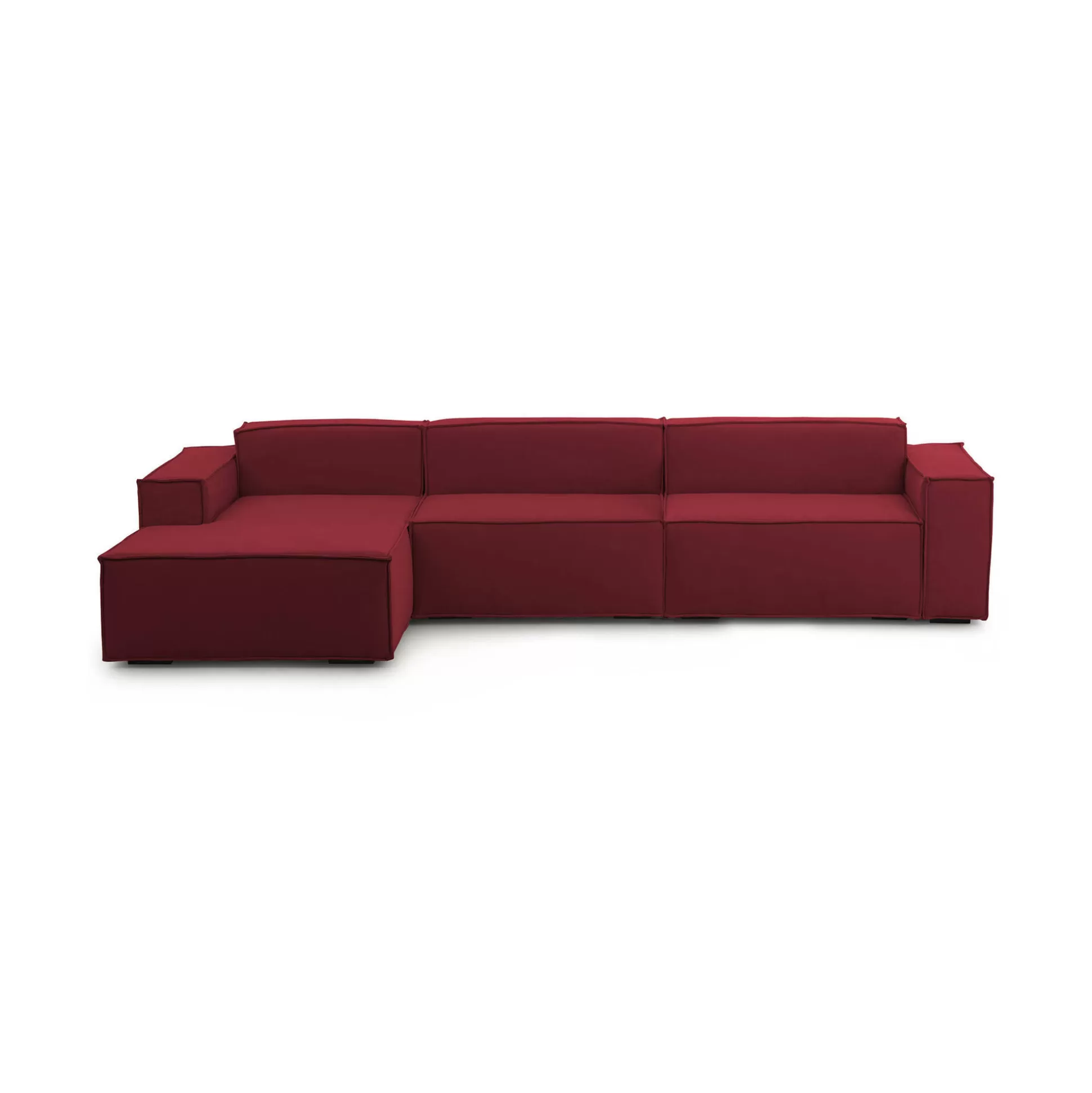 Dmora Divani Fissi Con Penisola<Divano fisso con penisola Atrillo, Cm 340x170h70,