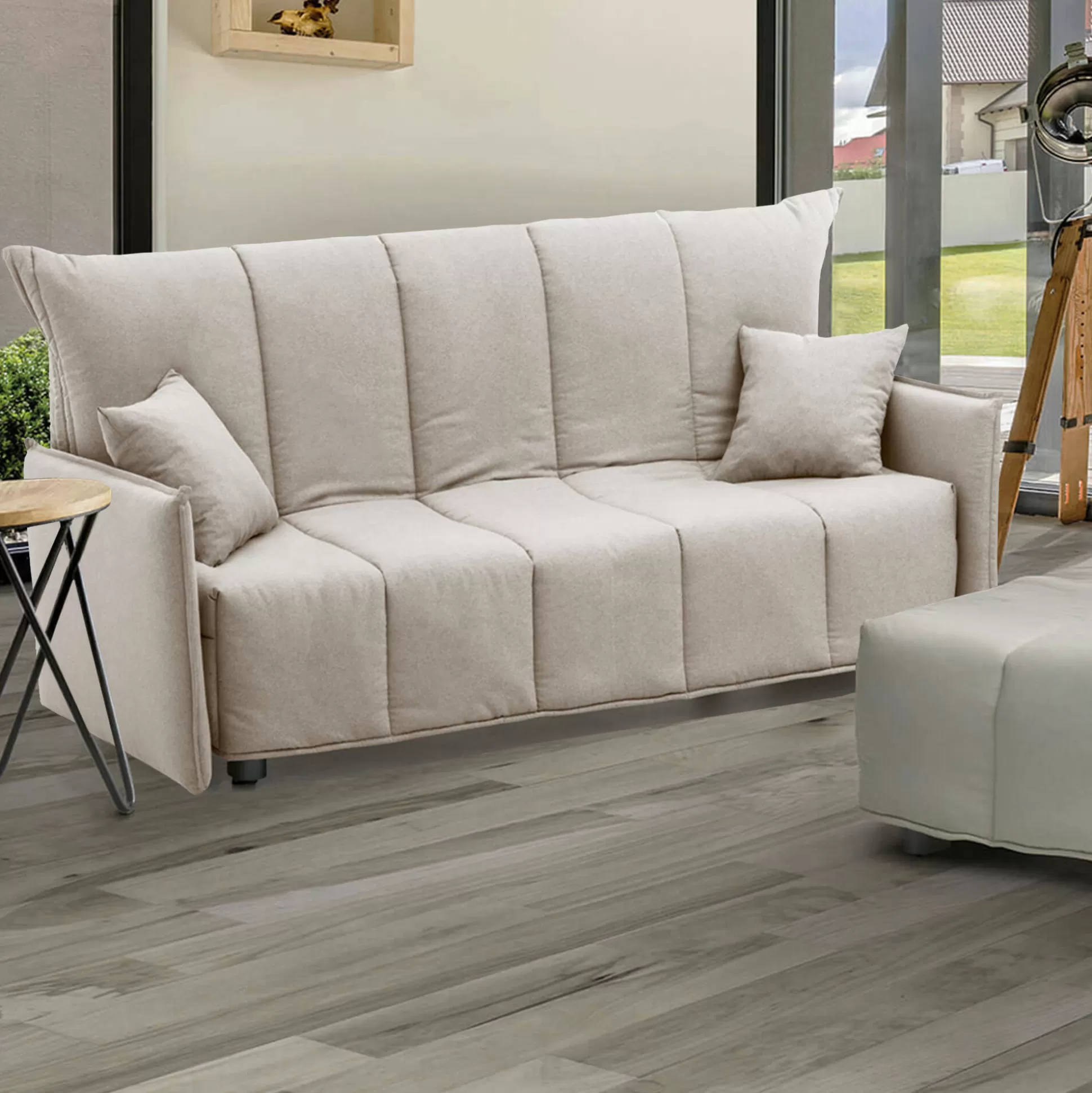Dmora Divani Letto 2 Posti<Divano letto 2 posti Alaric, Cm 150x90h85,