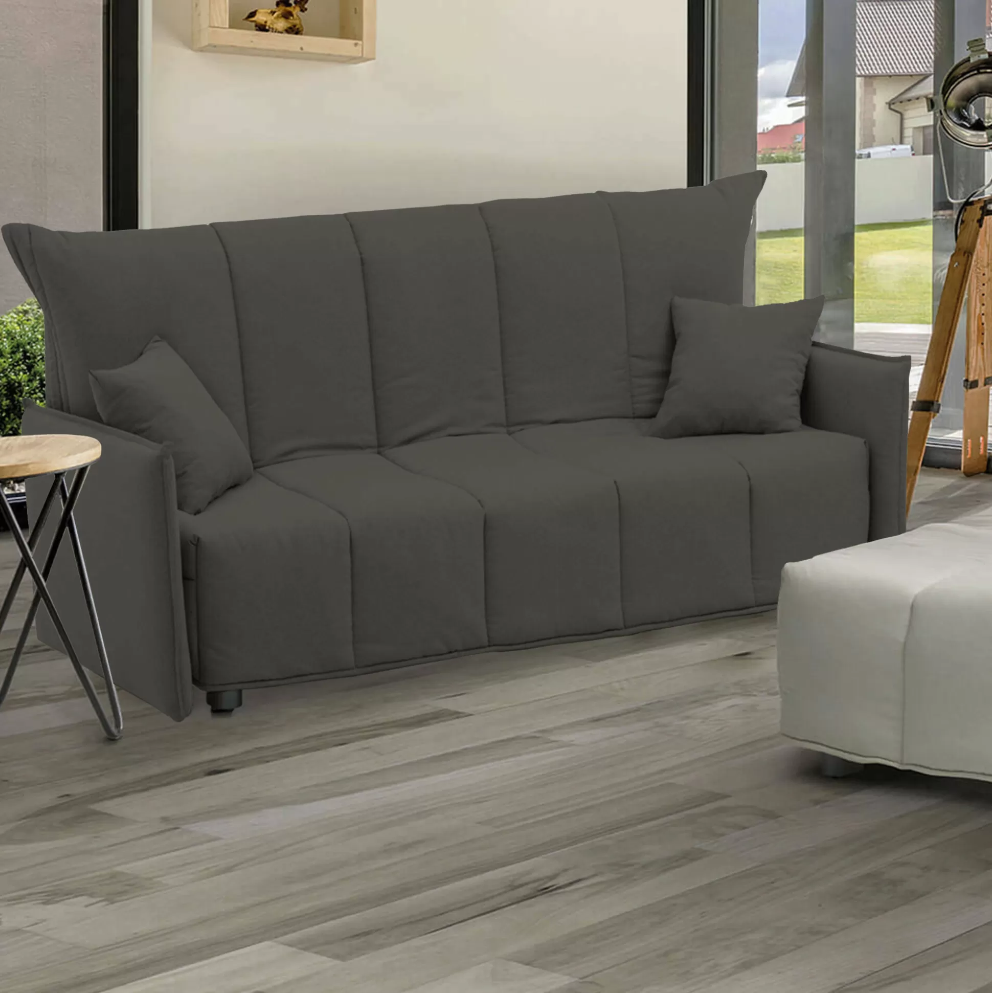Dmora Divani Letto 2 Posti<Divano letto 2 posti Alaric, Cm 150x90h85,