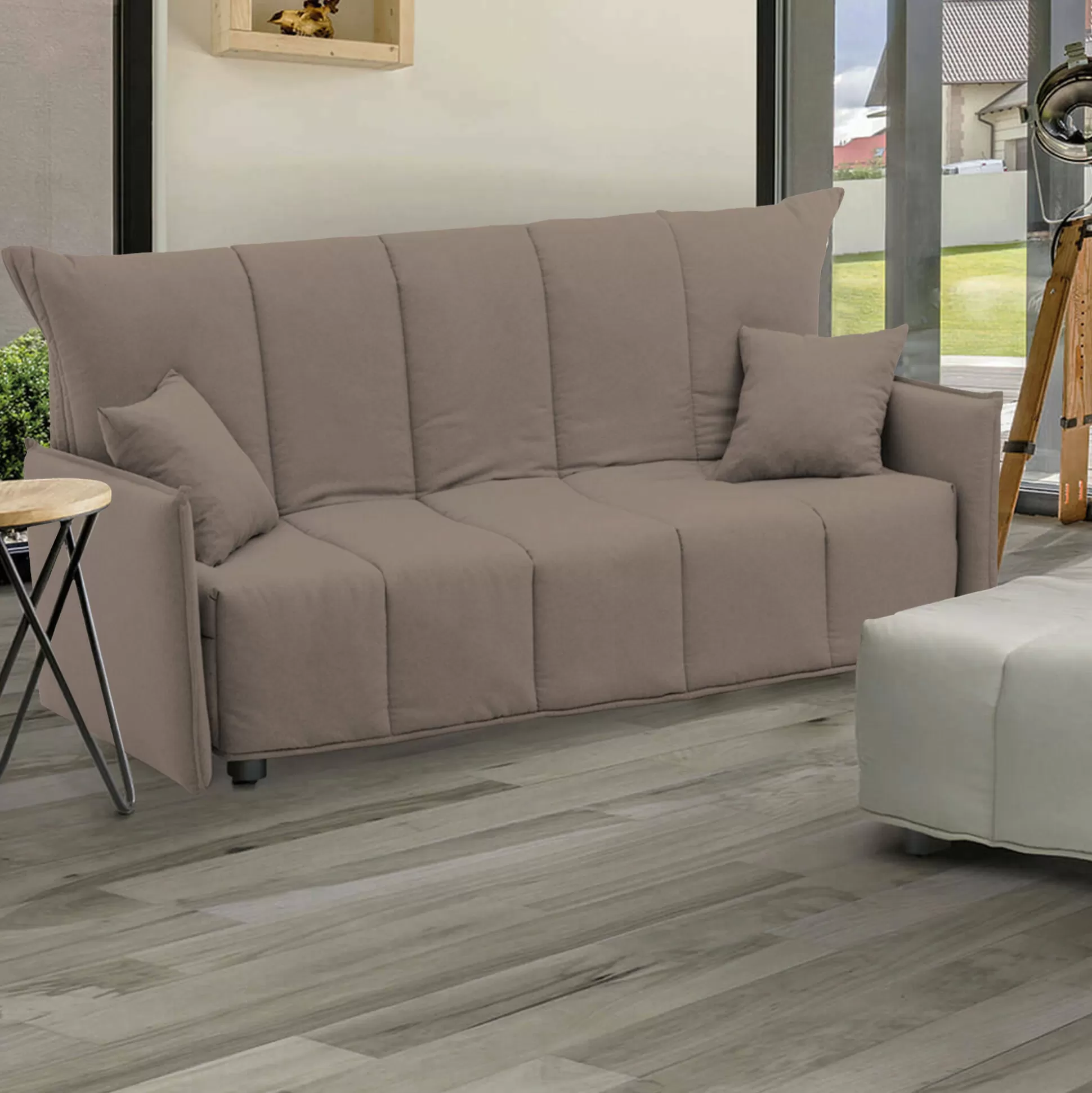 Dmora Divani Letto 2 Posti<Divano letto 2 posti Alaric, Cm 150x90h85,
