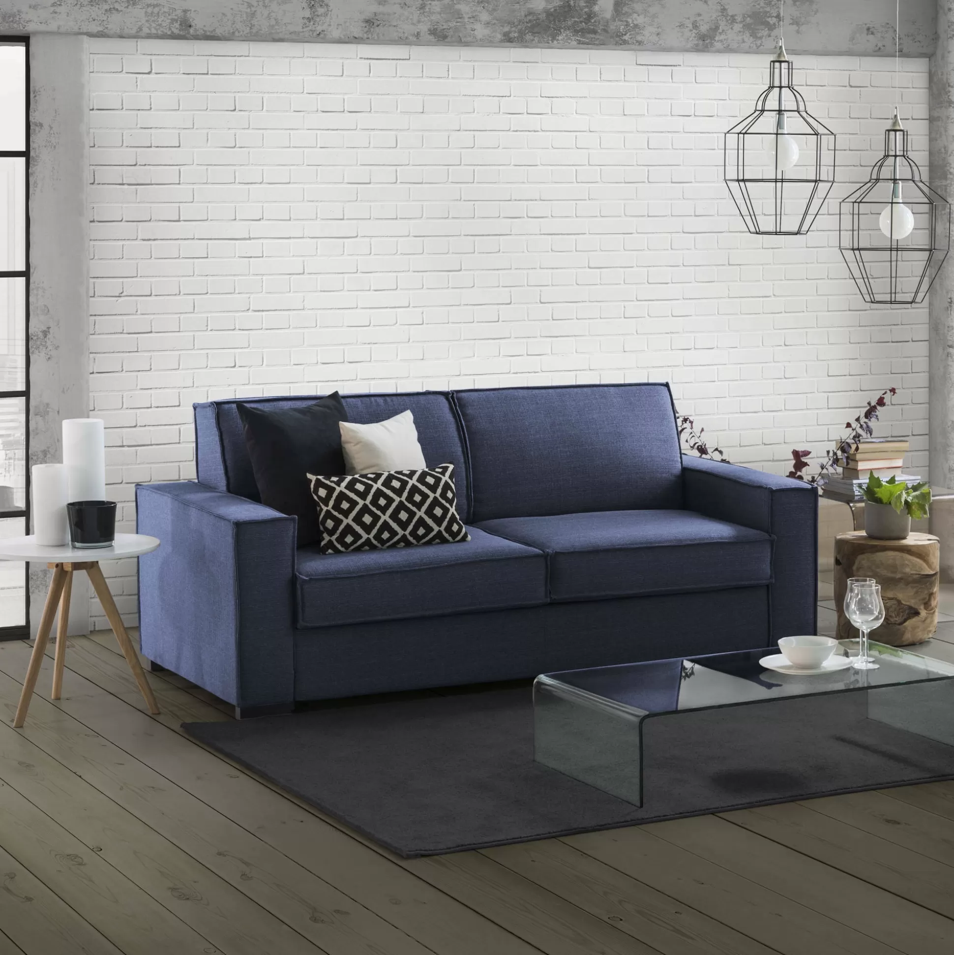 Dmora Divani Letto 2 Posti<Divano letto 2 posti Alisa, Cm 180x95h90,