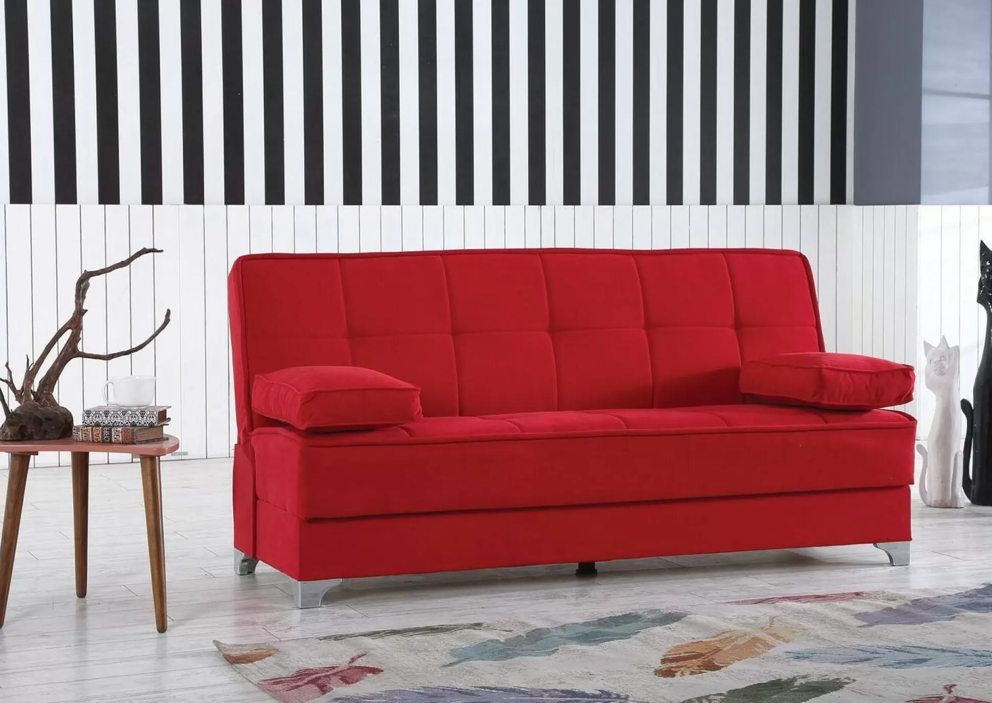 Dmora Divani Letto 3 Posti<Divano letto 3 posti Andrey, 190x87xh91 cm,