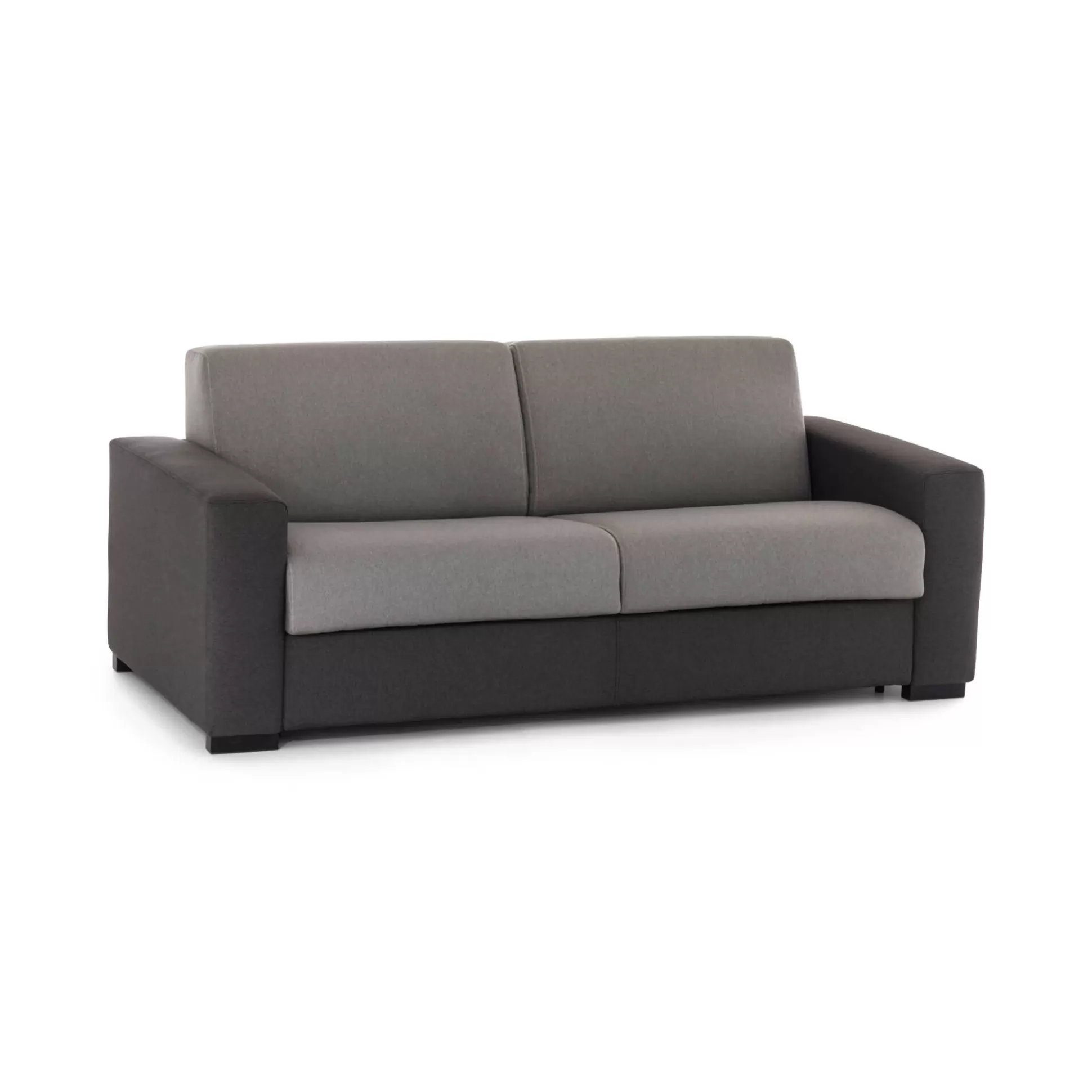 Dmora Divani Letto 2 Posti<Divano letto 2 posti Andymion, Cm 200x95h90, Grigio e Antracite