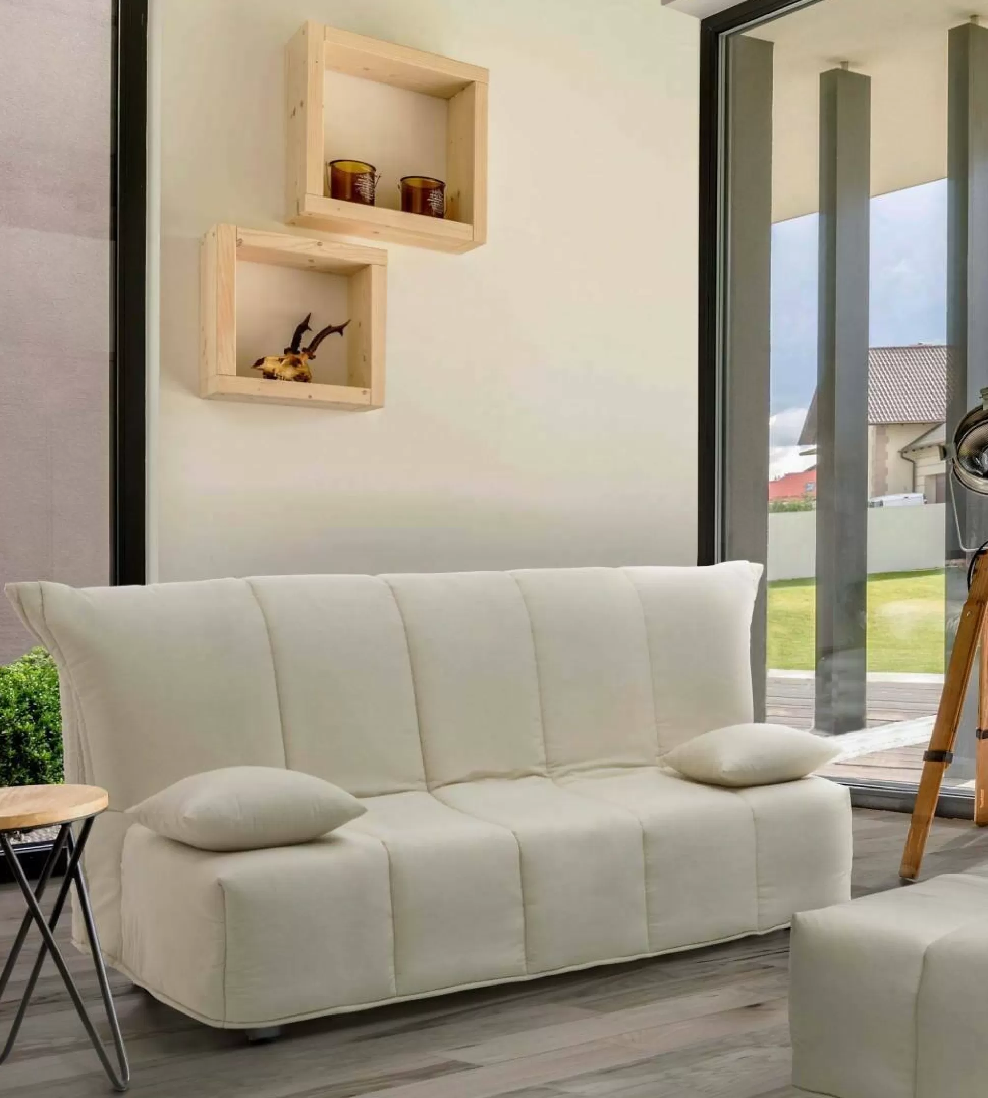 Dmora Divani Letto 3 Posti<Divano letto 3 posti Antal, Cm 165x90h85,