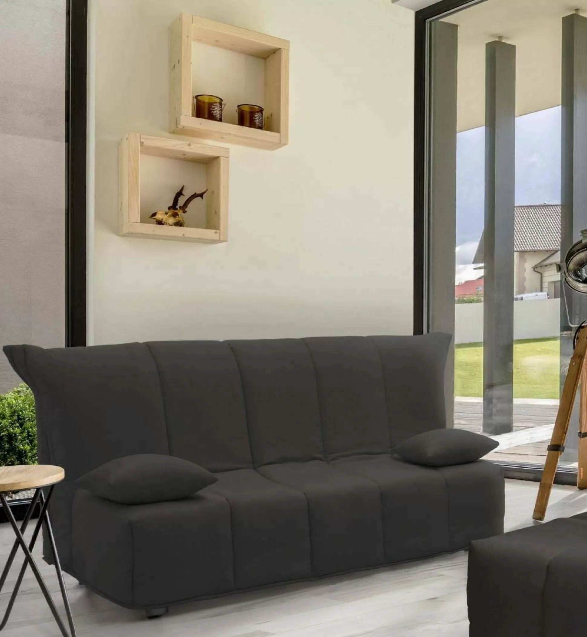 Dmora Divani Letto 3 Posti<Divano letto 3 posti Antal, Cm 165x90h85,